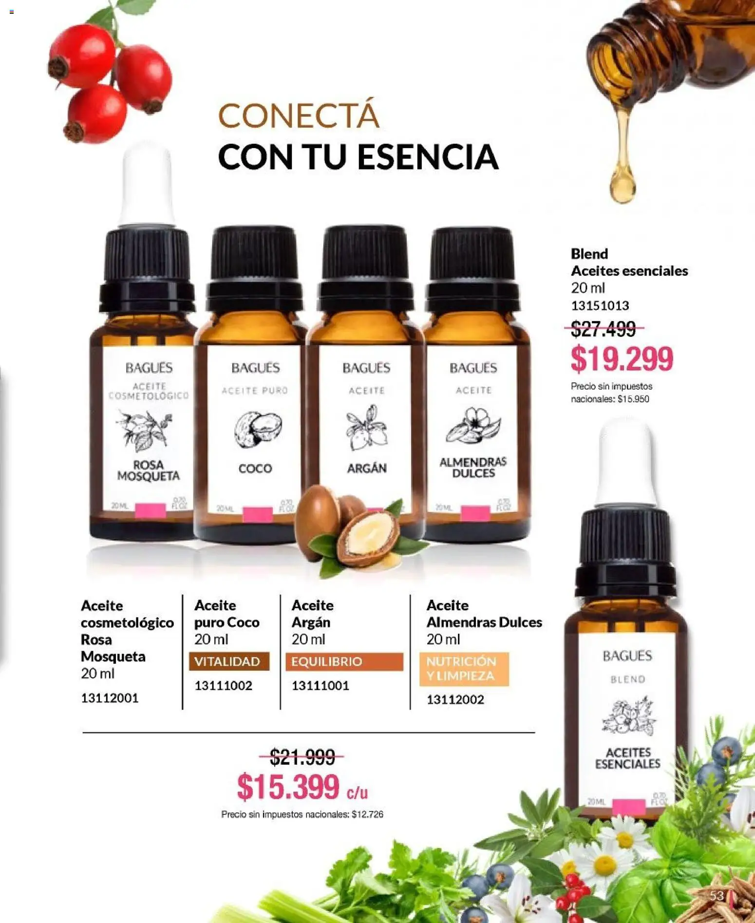 Bagués catálogo │ válido desde el 21/09/2026 | Página: 53 | Productos: Coco, Almendras, Aceite, Dulces