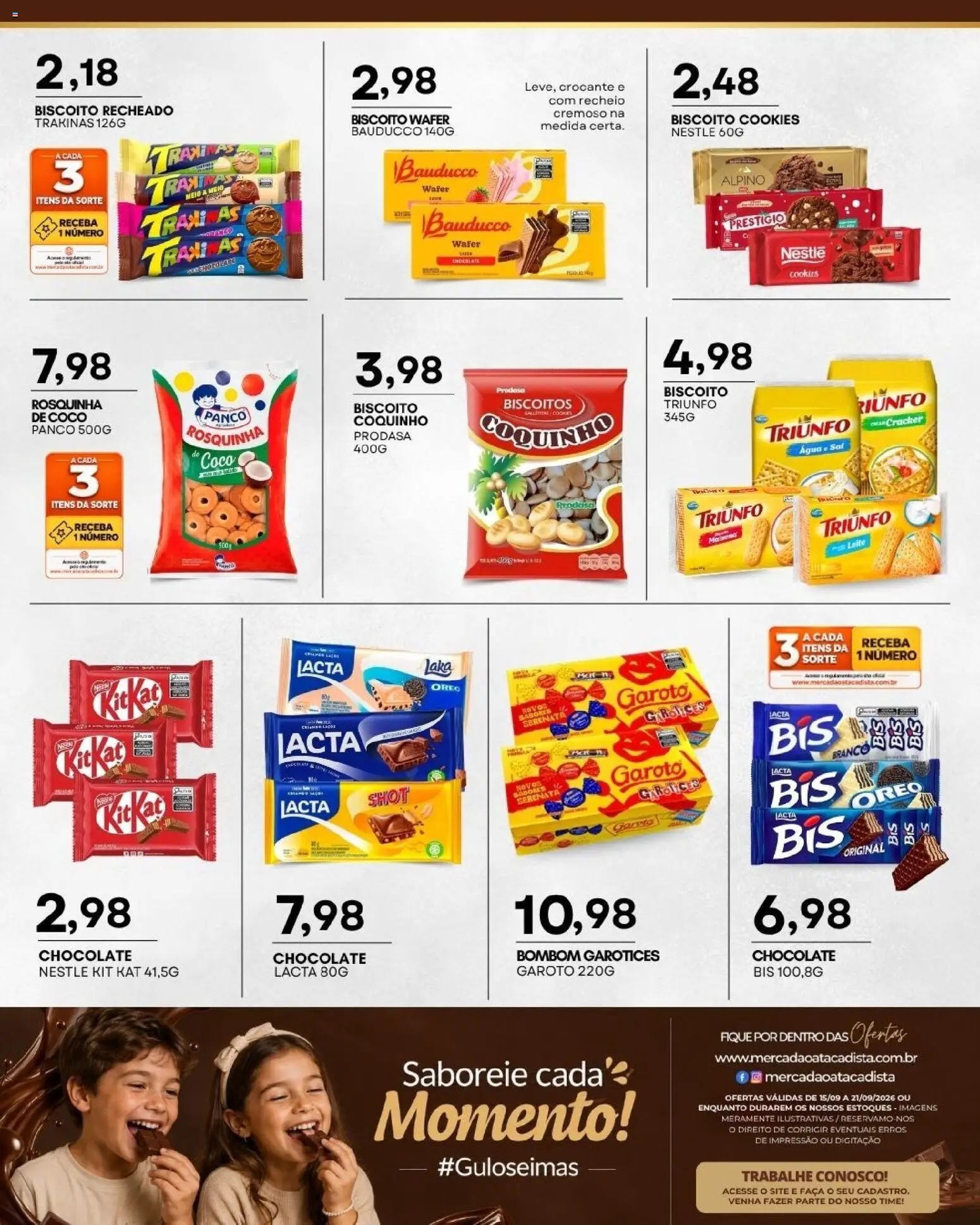 Mercadão Atacadista Folheto - válido de 15/09/2026 | Página: 9 | Produtos: Coco, Biscoito, Faca, Biscoito recheado
