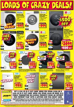 Preview of JB Hi-Fi catalogue - valid from 04.06.2026 | Page: 25 | Products: Water, Phone, Dishwasher, Washer