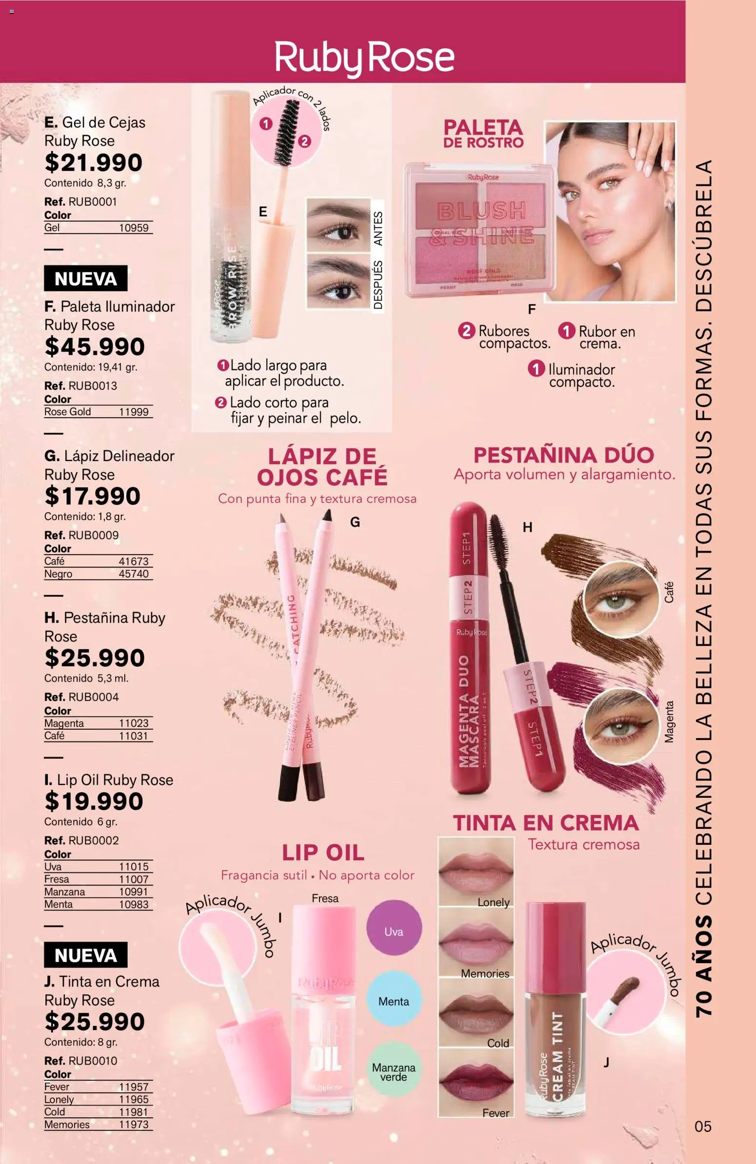 Leonisa revista - valida desde el 15/07/2026 | Página: 5 | Productos: Iluminador, Máscara, Delineador, Café