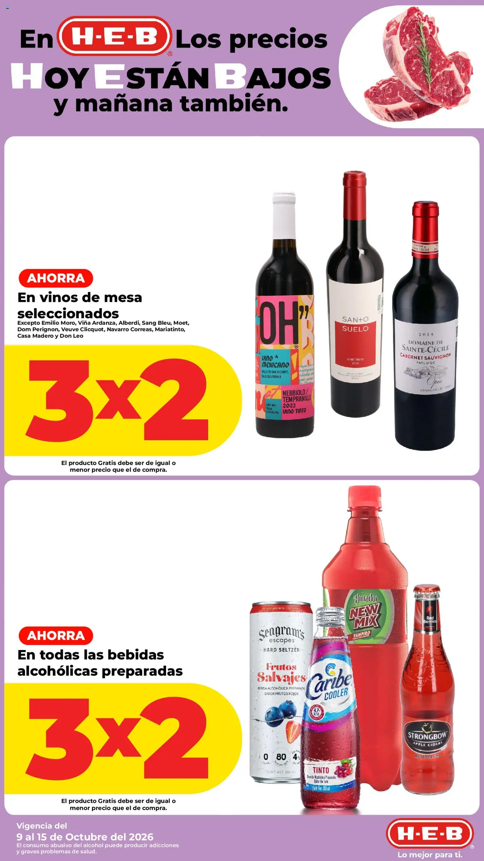 Nuevas ofertas de H-E-B válidas en toda la República Mexicana desde el 09/10/2026. ¡Encuentra las mejores ofertas en H-E-B folleto! | Página: 5