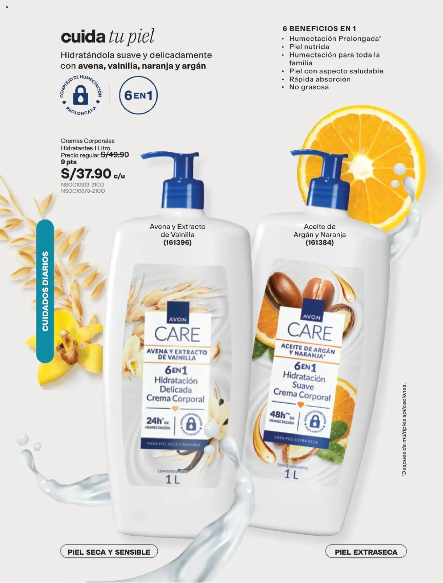 Catálogo Avon válido desde 29/08/2026 | Página: 131 | Productos: Vainilla, Aceite, Crema, Avena