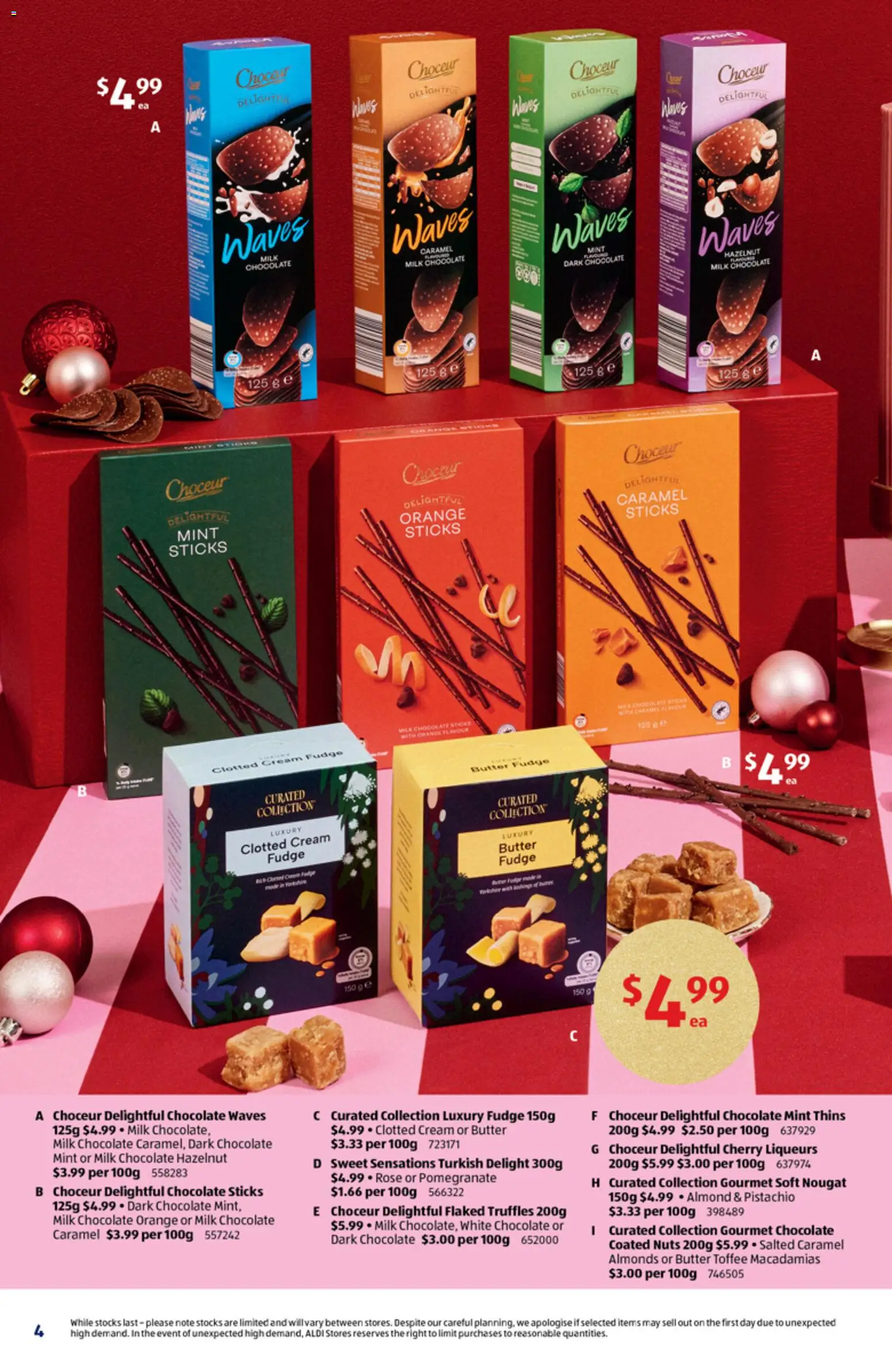 Aldi catalogue - valid from 30/09/2026 | Page: 4 | Products: Milk, Chocolate, Pomegranate, Cream