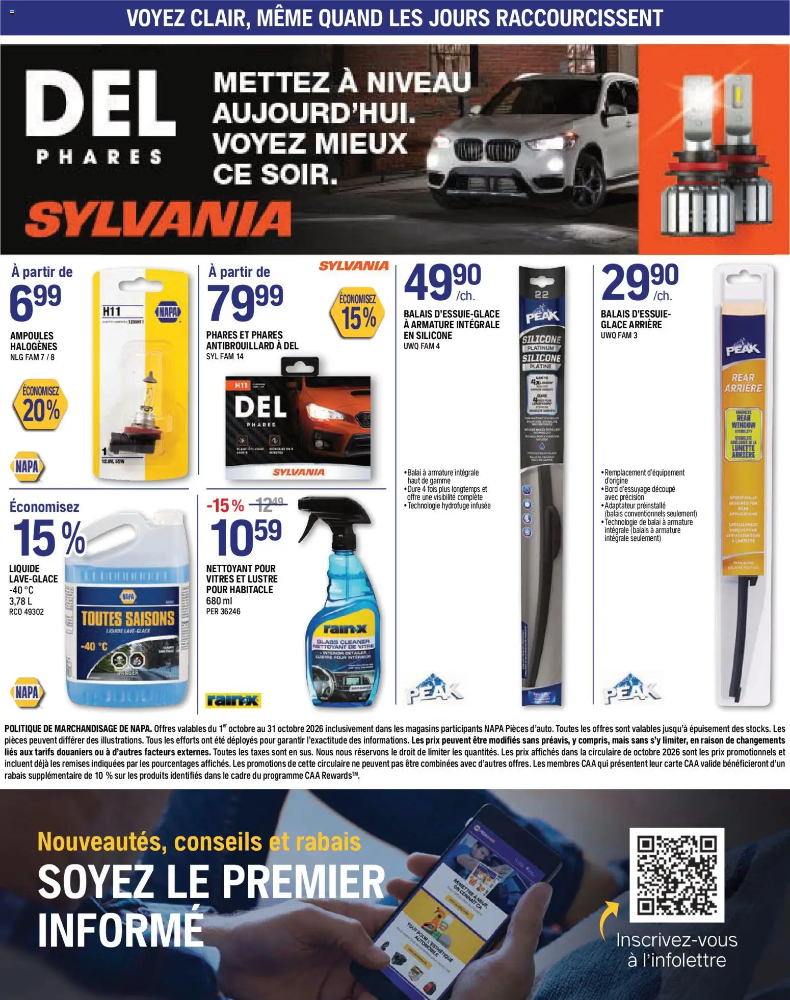 NAPA Auto Parts flyer valid from Oct 1, 2026 | Page: 8