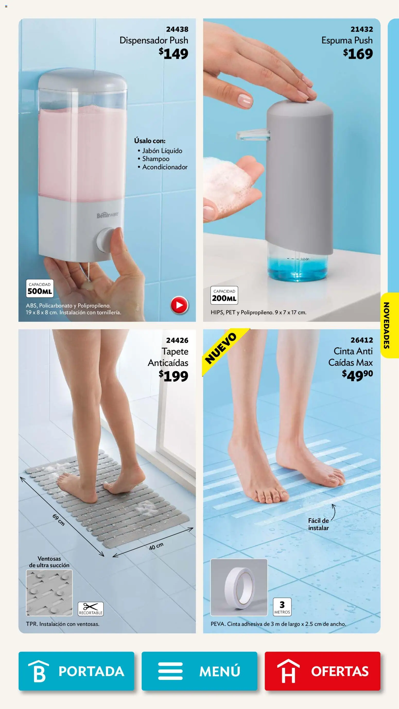 Nuevas ofertas de Betterware válidas en toda la República Mexicana desde el 01.06.2026. ¡Encuentra las mejores ofertas en Betterware campaña 6 2026! | Página: 93