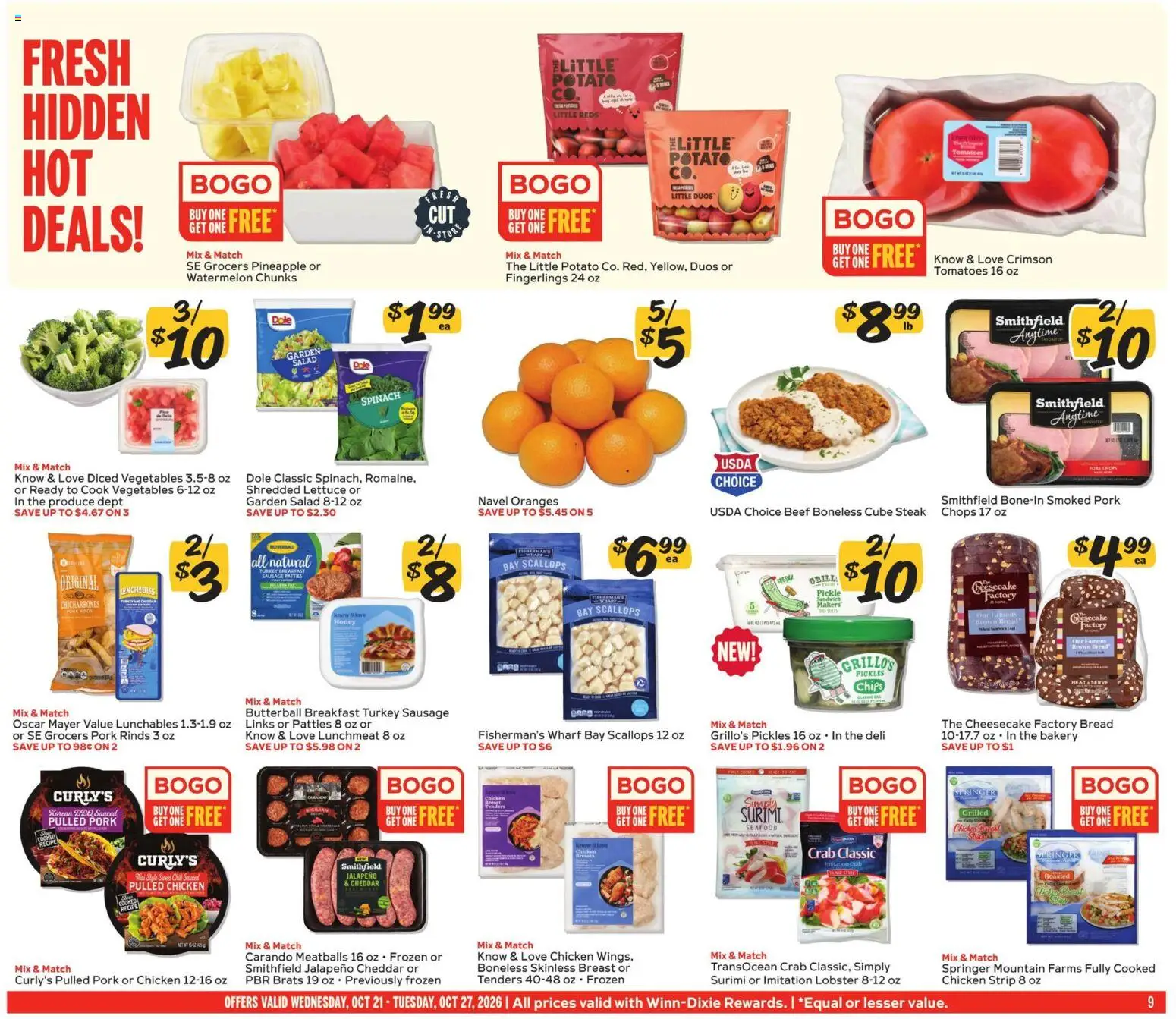 Winn Dixie Weekly Ad - valid from 10/21/2026 | Page: 9