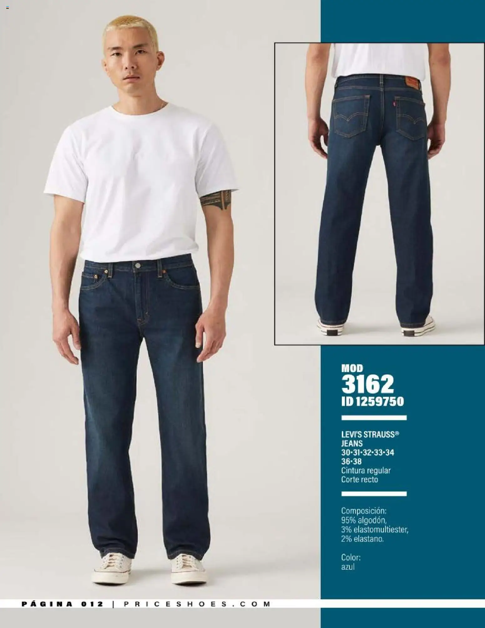 Nuevas ofertas de Price Shoes válidas en toda la República Mexicana desde el 11.06.2026. ¡Encuentra las mejores ofertas en Price Shoes catálogo Live in Levi's! | Página: 12