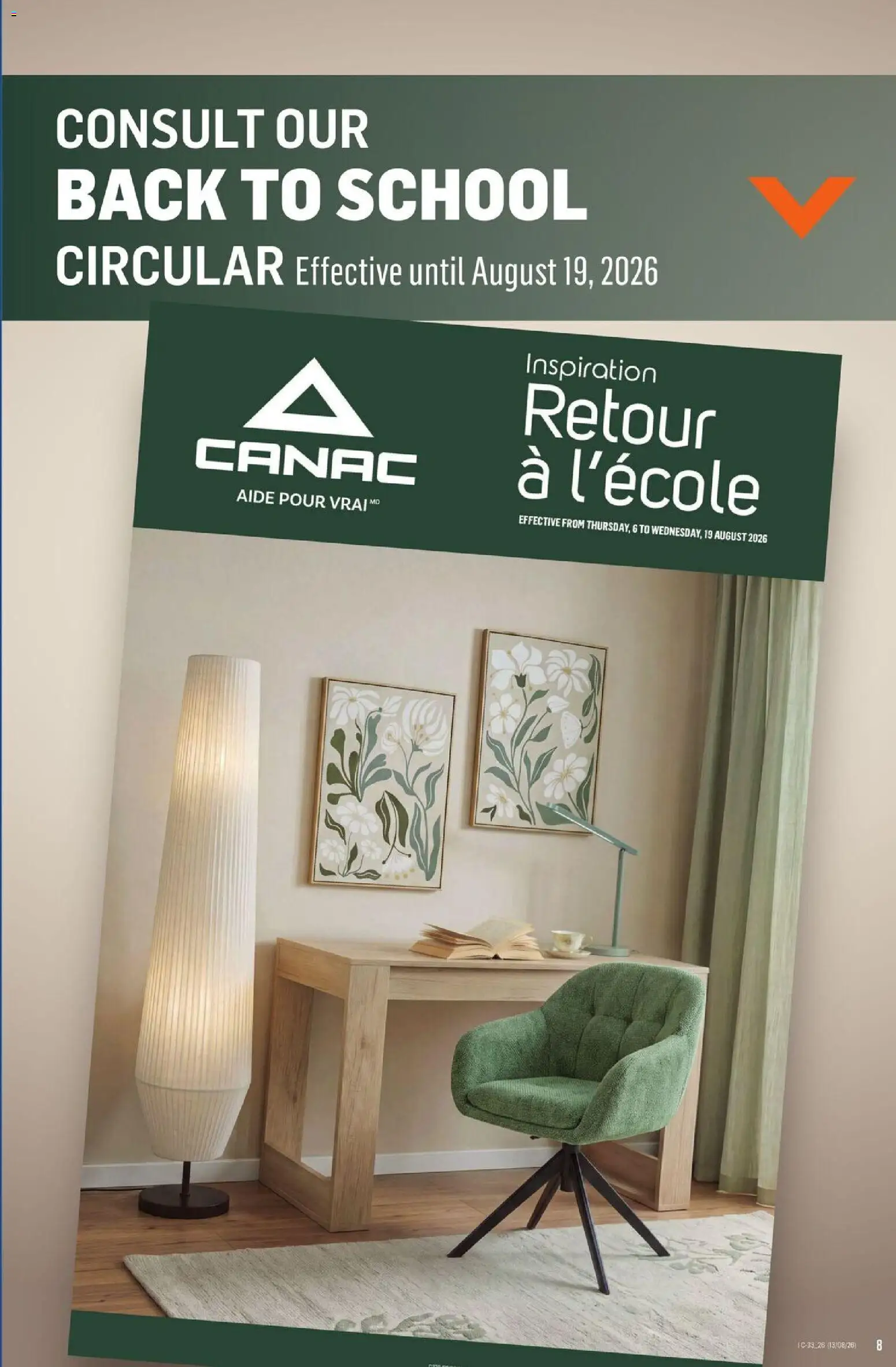 Canac flyer valid from Aug 13, 2026 | Page: 8
