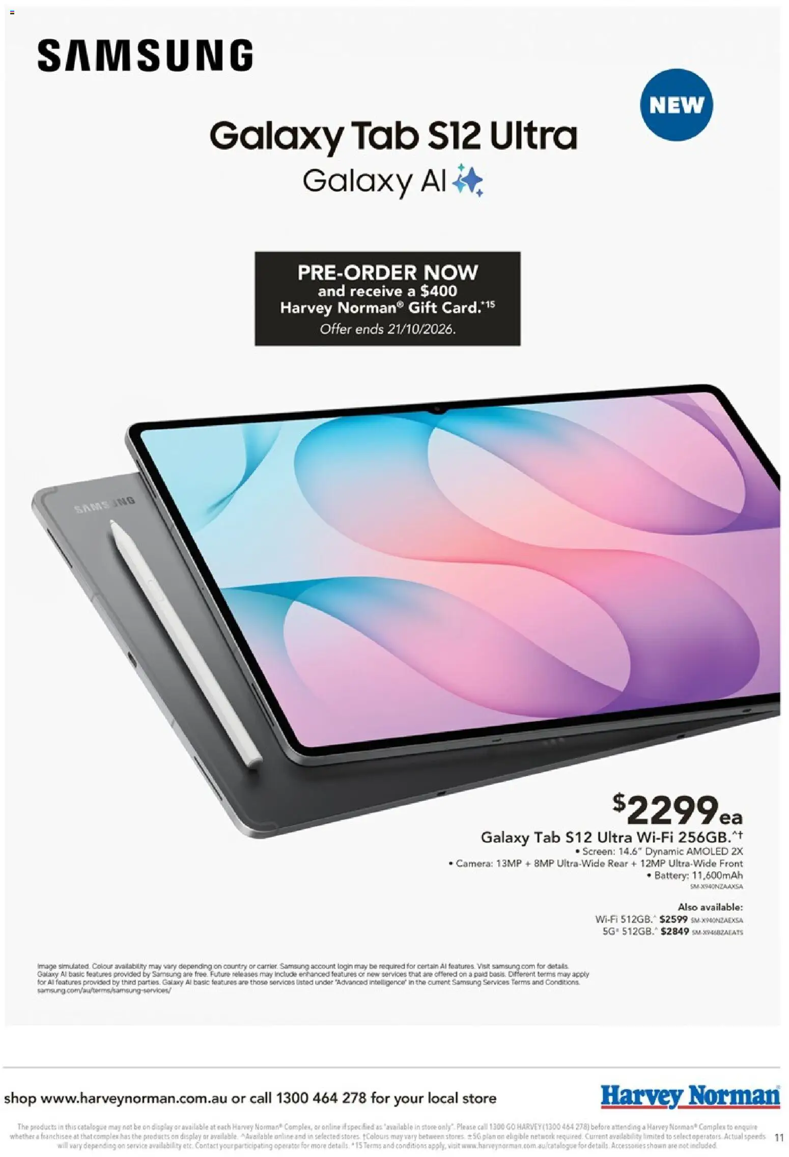 Harvey Norman catalogue - valid from 15/10/2026 | Page: 11