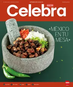 Vista previa de H-E-B folleto Celebra, nuevo folleto de la tienda, válido en México a partir del 01/09/2026
