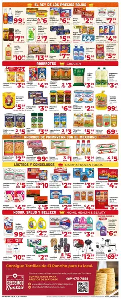 Preview of El Rancho weekly ads valid from 03.06.2026 | Page: 2 | Products: Pork, Beef, Bar Soap, Flakes