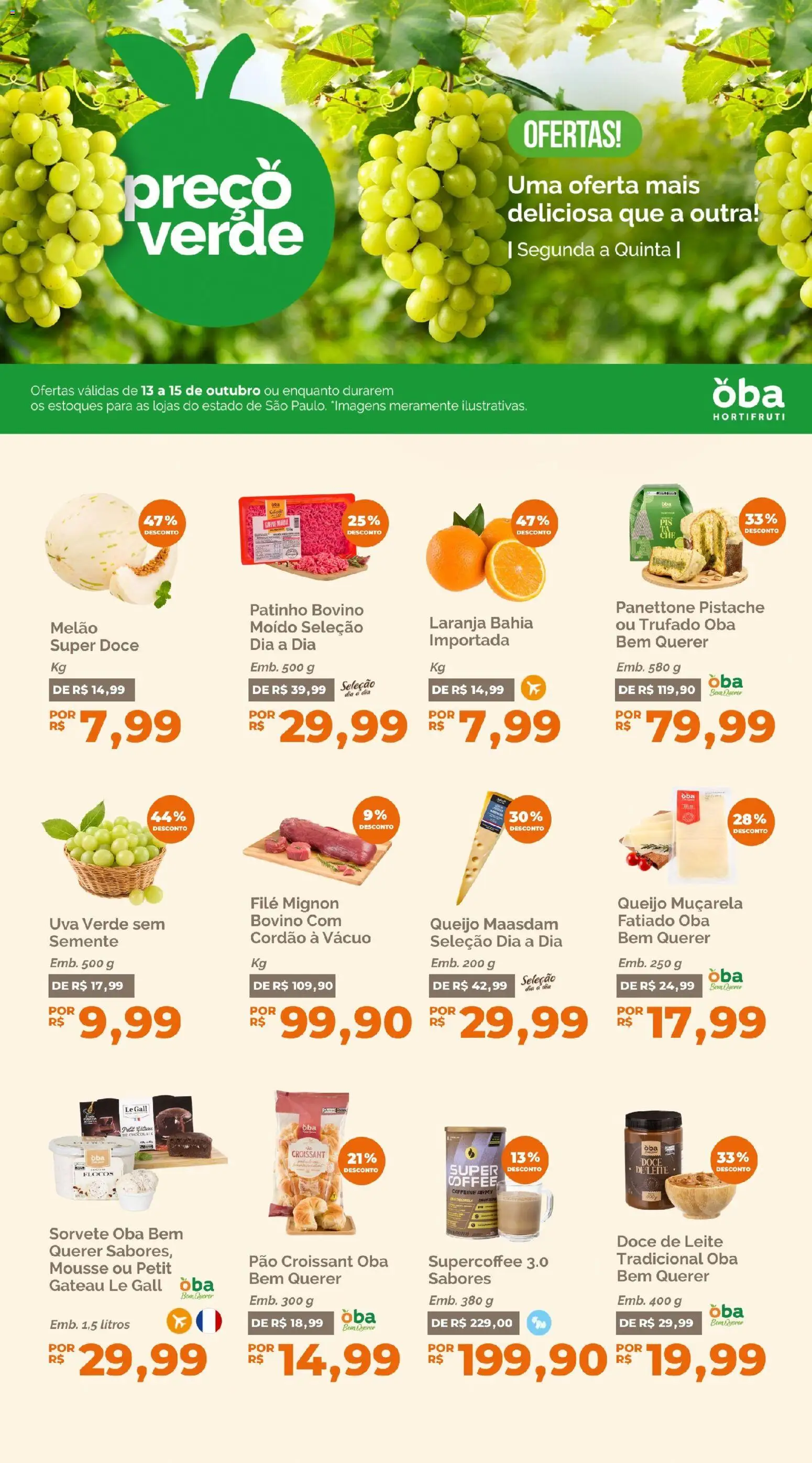 Oba Hortifruti Folheto - válido de 13/10/2026 | Página: 1