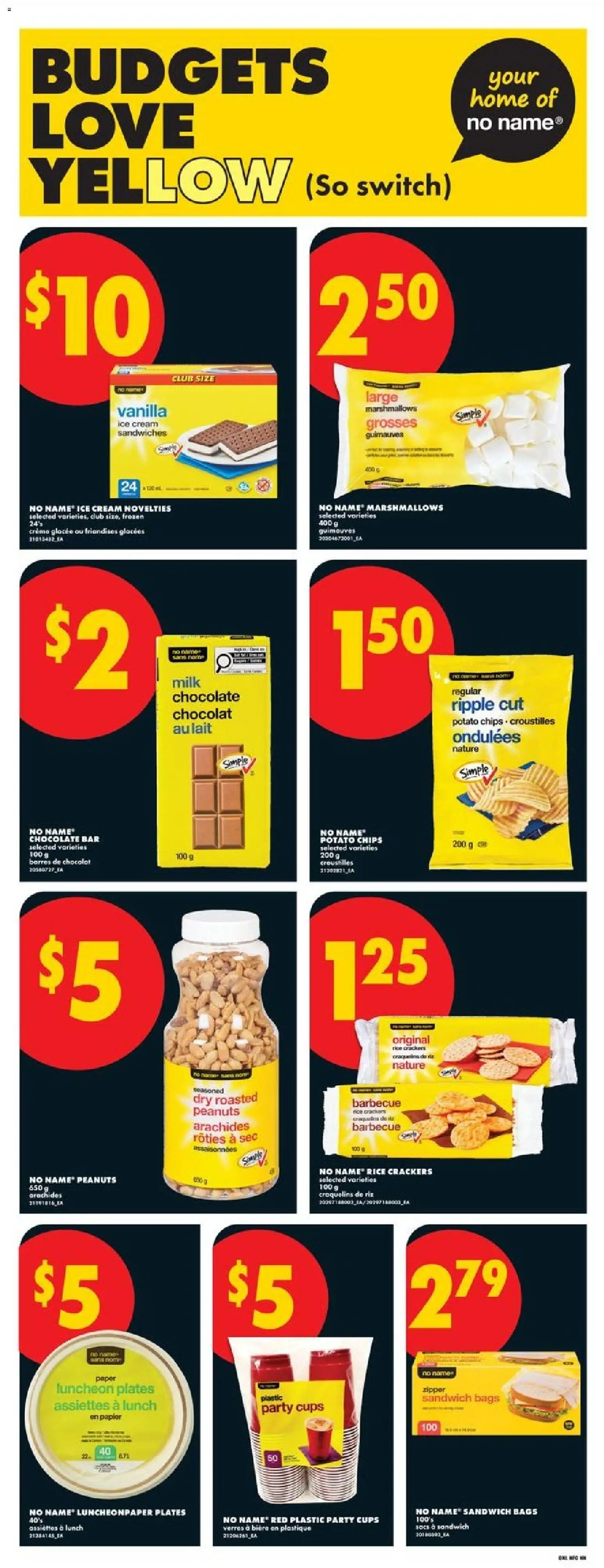 No Frills flyer valid from 07.05.2026 | Page: 13 | Products: Chips, Cream, Milk, Chocolate