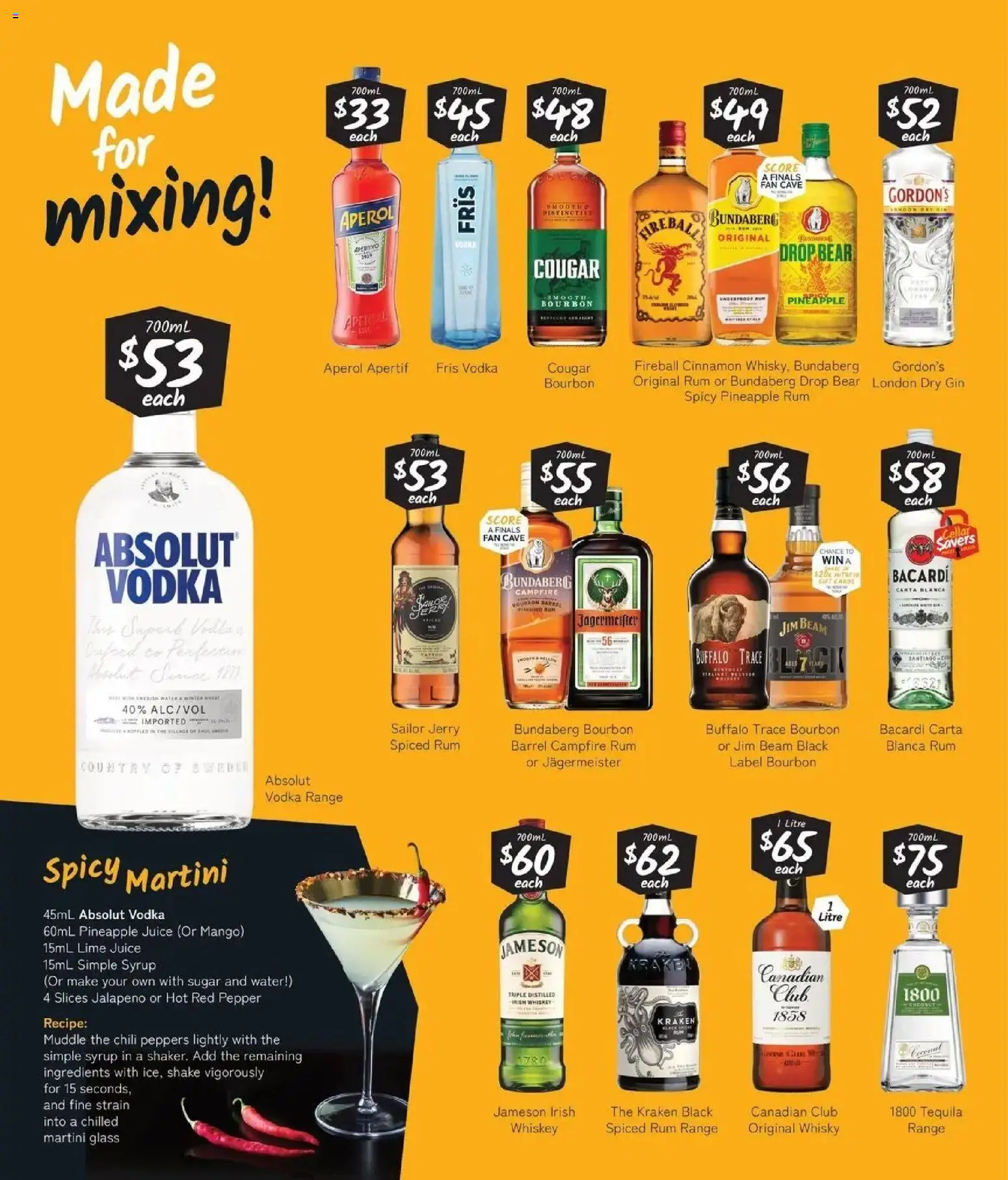 Cellarbrations catalogue - valid from 21/09/2026 | Page: 5 | Products: Rum, Sugar, Lime juice, Fan