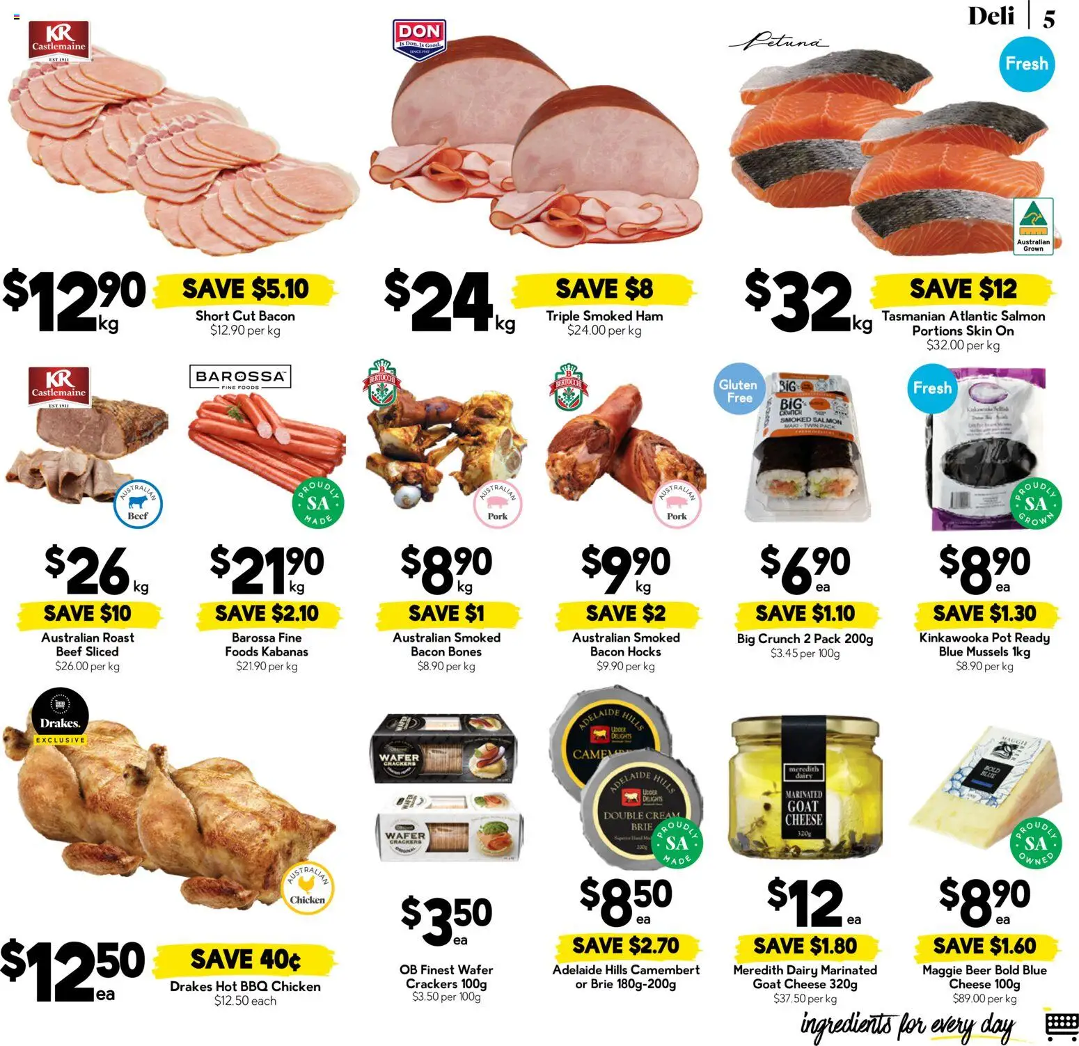 Drakes catalogue - valid from 01/07/2026 | Page: 5 | Products: Dairy, Pork, Cream, Salmon