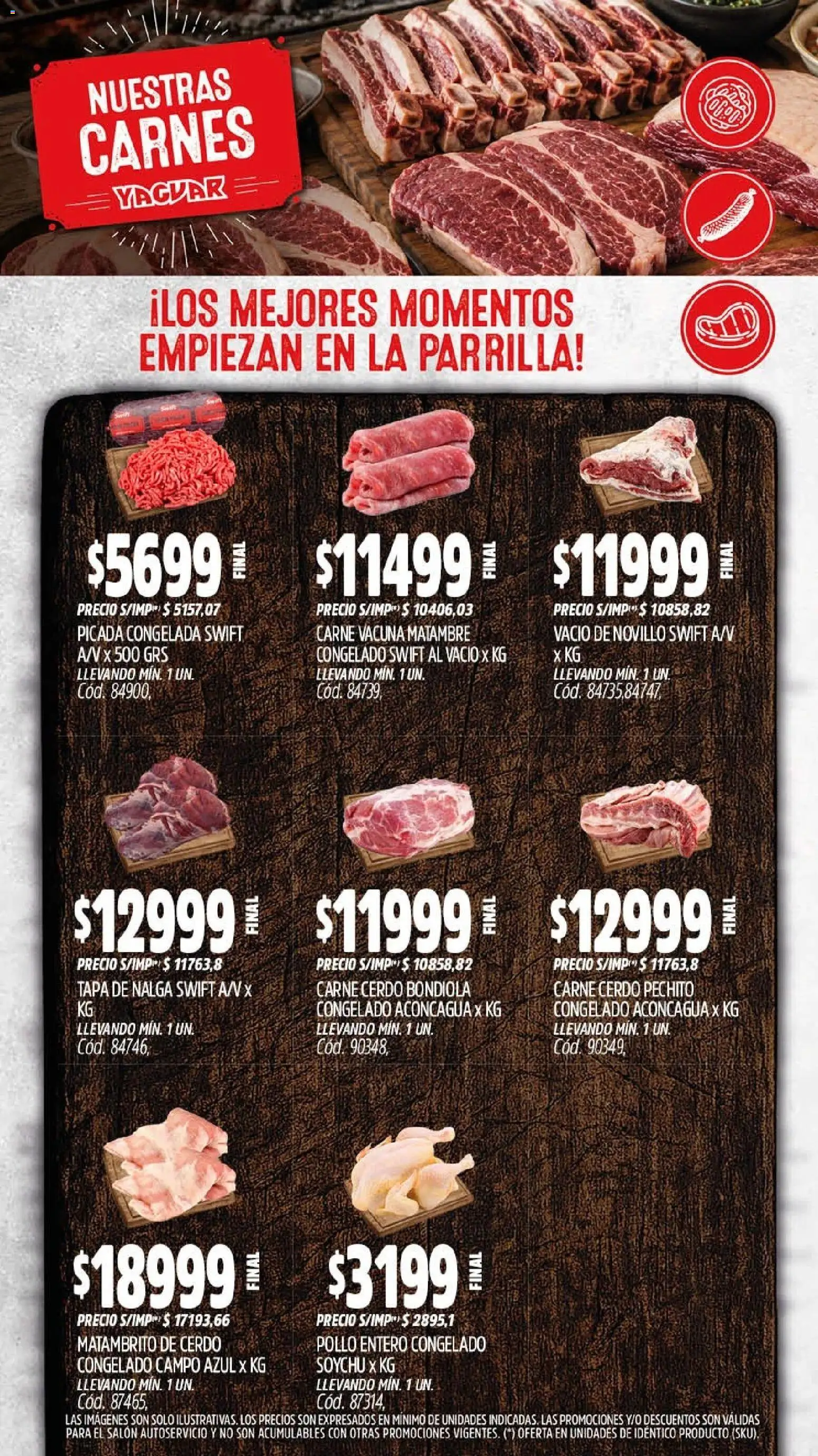 Yaguar - Oferta Semanal Trelew │ válido desde el 21/09/2026 | Página: 7 | Productos: Pollo entero, Pollo, Carne, Cerdo