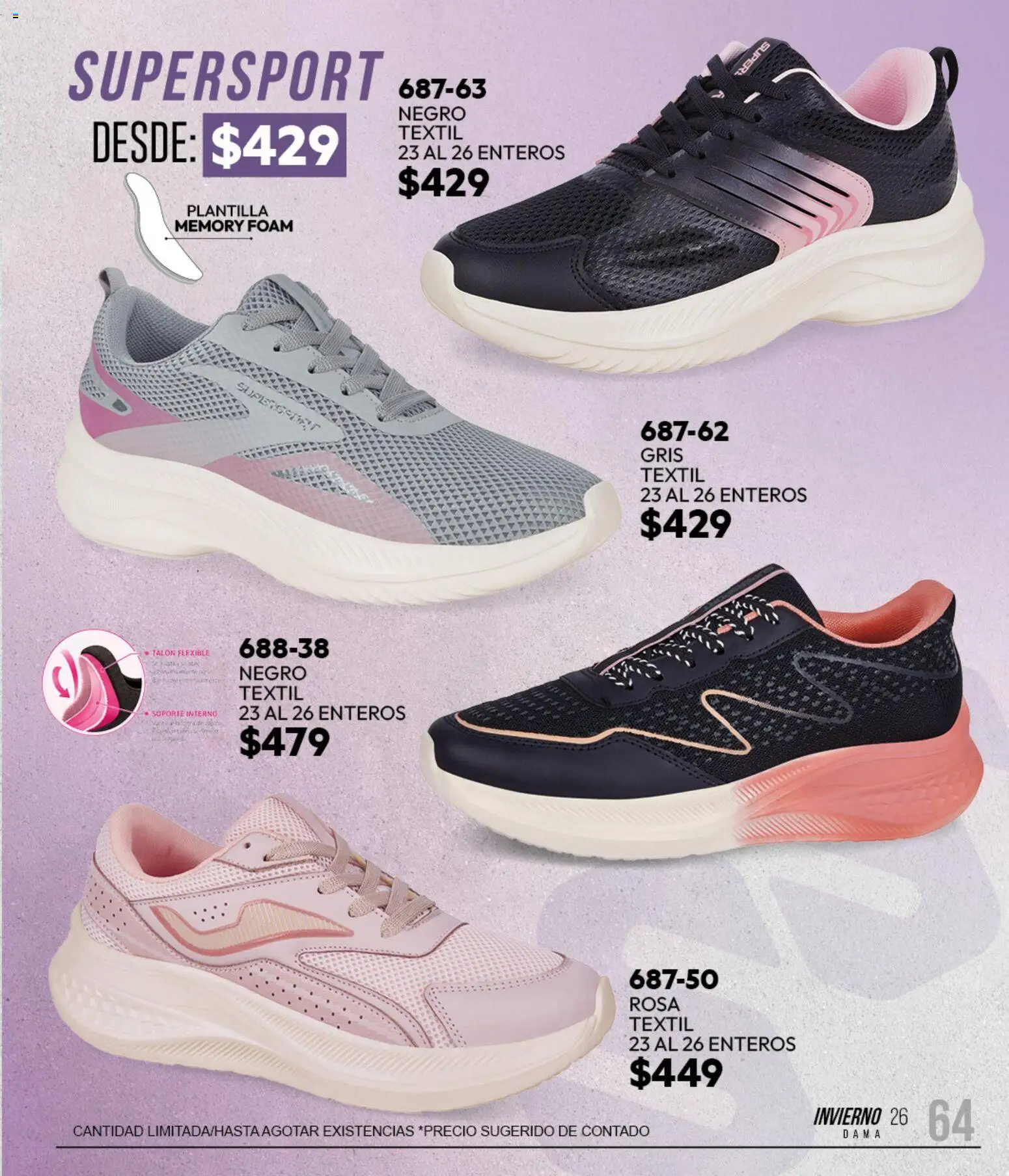 Nuevas ofertas de Cklass válidas en toda la República Mexicana desde el 11/09/2026. ¡Encuentra las mejores ofertas en Cklass catálogo Sportbrands Dama Invierno! | Página: 81 | Productos: Flexible