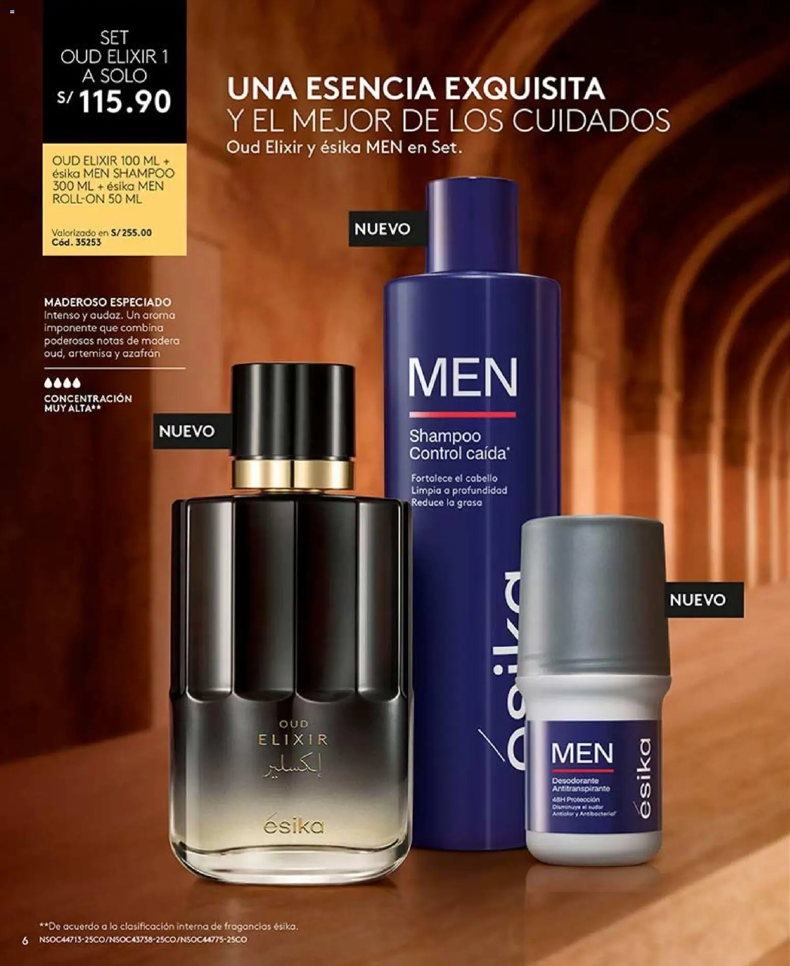 Catálogo Ésika válido desde 20/06/2026 | Página: 6 | Productos: Shampoo, Desodorante, Antitranspirante