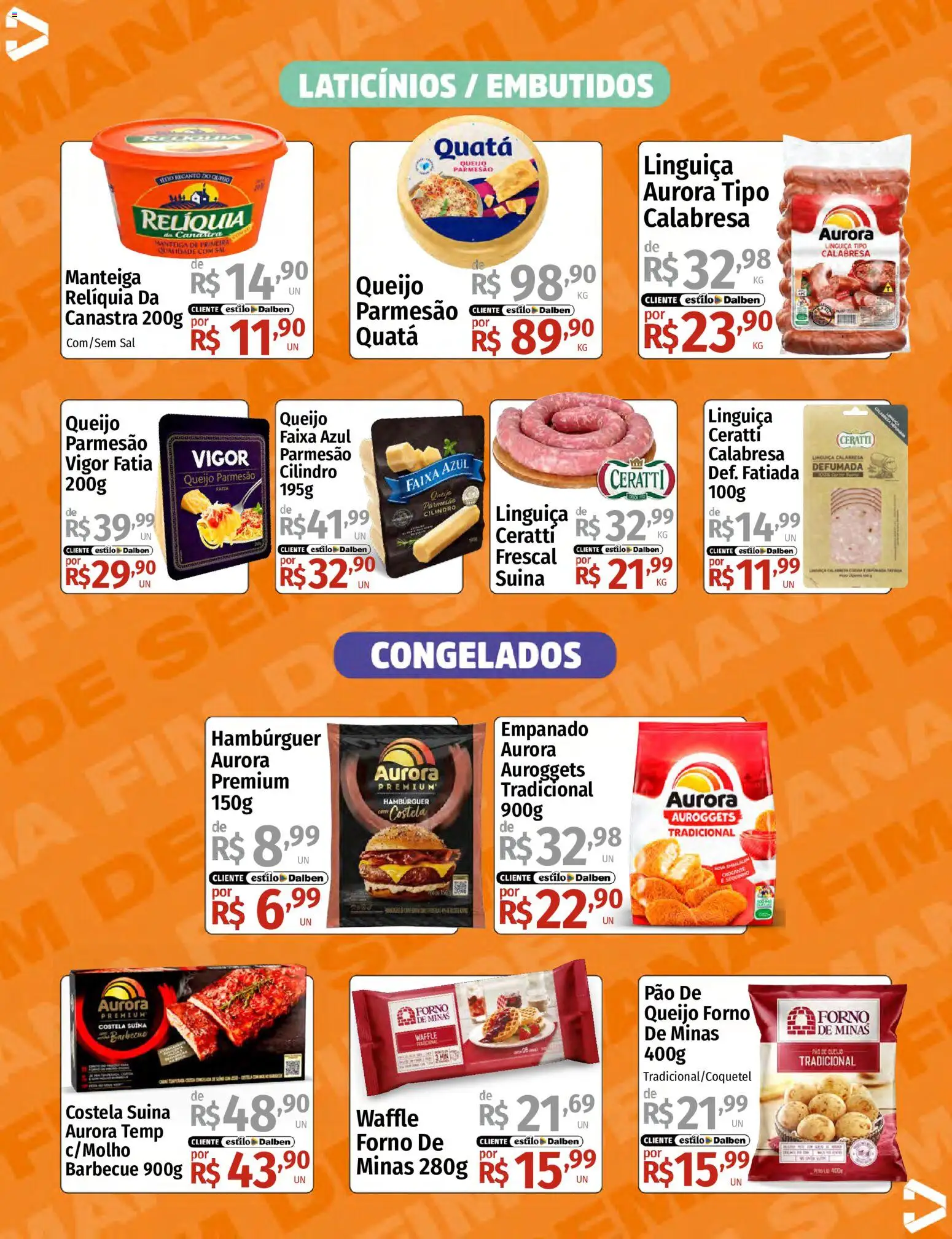 Supermercado Dalben Folheto - válido de 01.05.2026 | Página: 10 | Produtos: Forno, Manteiga, Pão, Queijo parmesão
