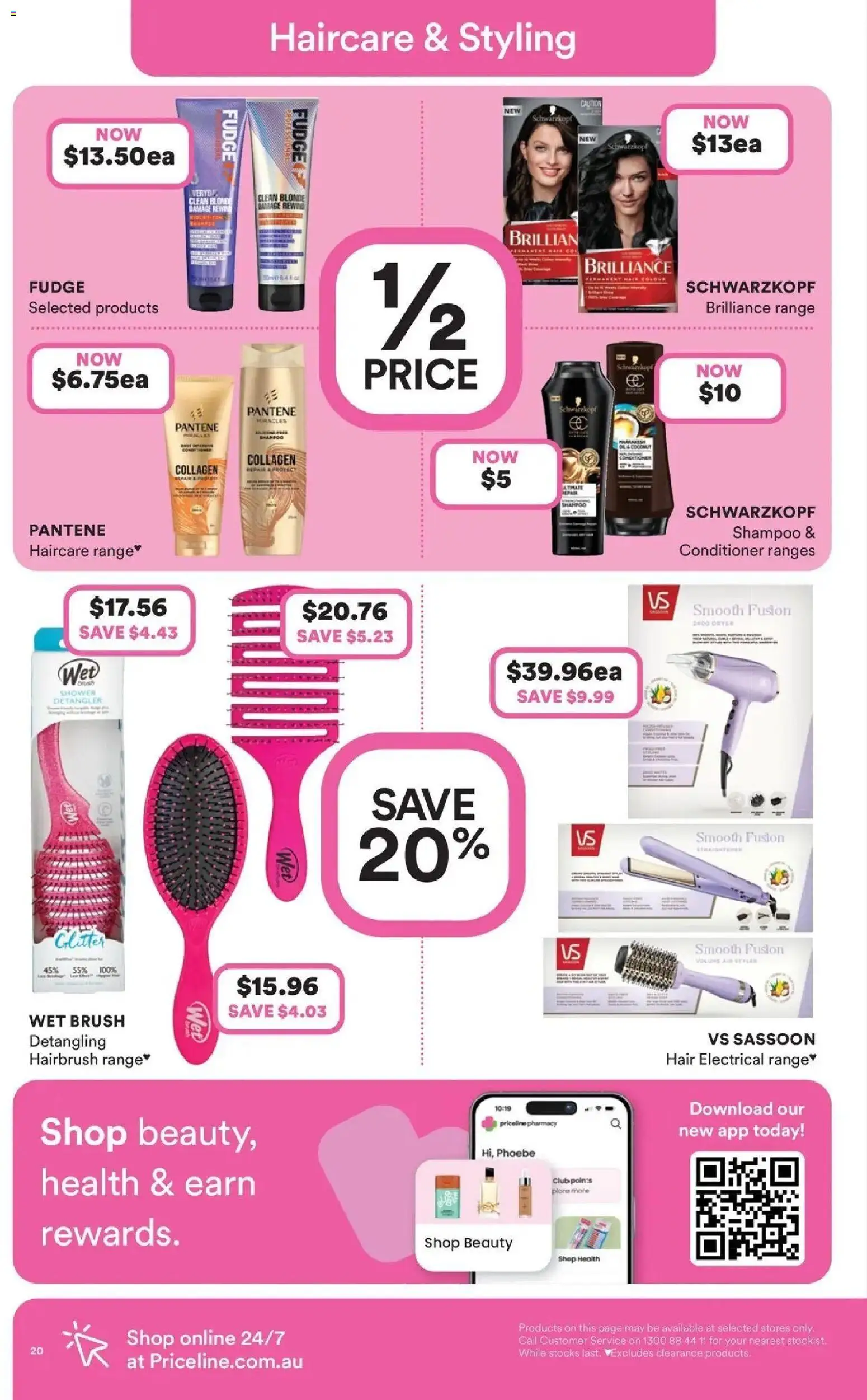 Priceline Pharmacy catalogue - valid from 23.04.2026 | Page: 20 | Products: Shower, Brush, Oil, Collagen