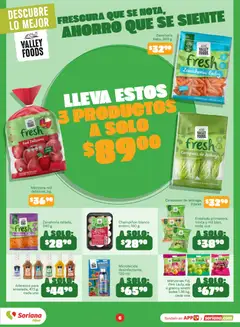 Vista previa de Soriana Descubre lo mejor al mejor precio Híper Nacional, nuevo folleto de la tienda, válido en México a partir del 31/08/2026 | Página: 7 | Productos: Manzana, Lechuga, Manzanas, Ensalada