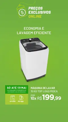 Ferreira Costa - Ofertas atuais - Pré-Visualização do folheto da loja Ferreira Costa, válido de 13.05.2026 | Página: 4 | Produtos: Máquina de lavar