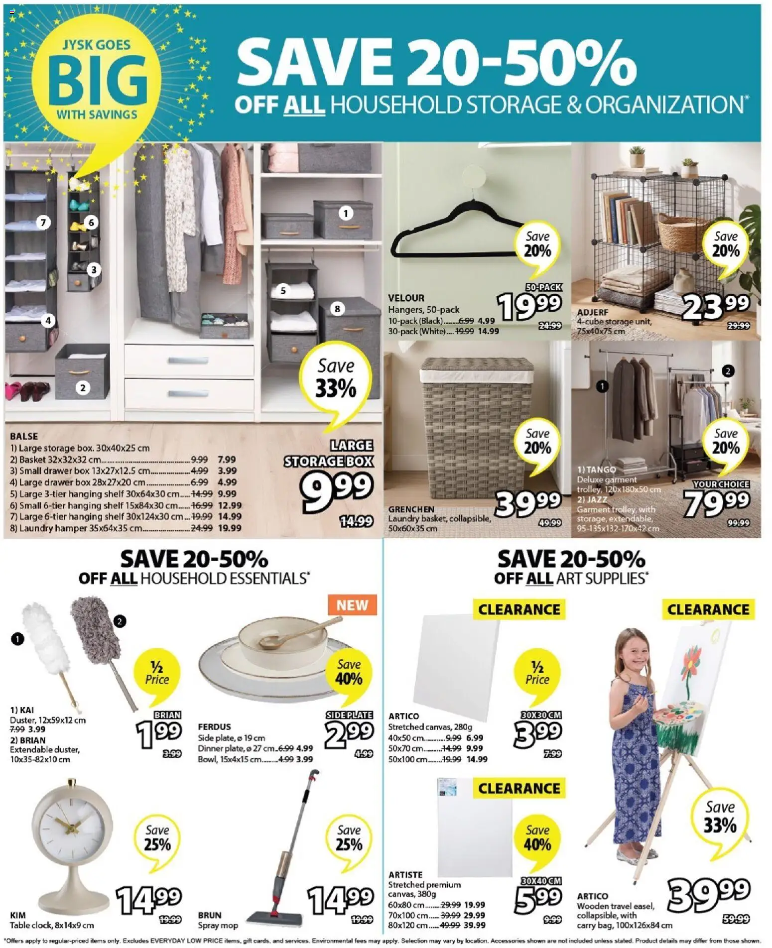 JYSK flyer valid from 07.05.2026 | Page: 27 | Products: Shelf, Table, Box, Basket