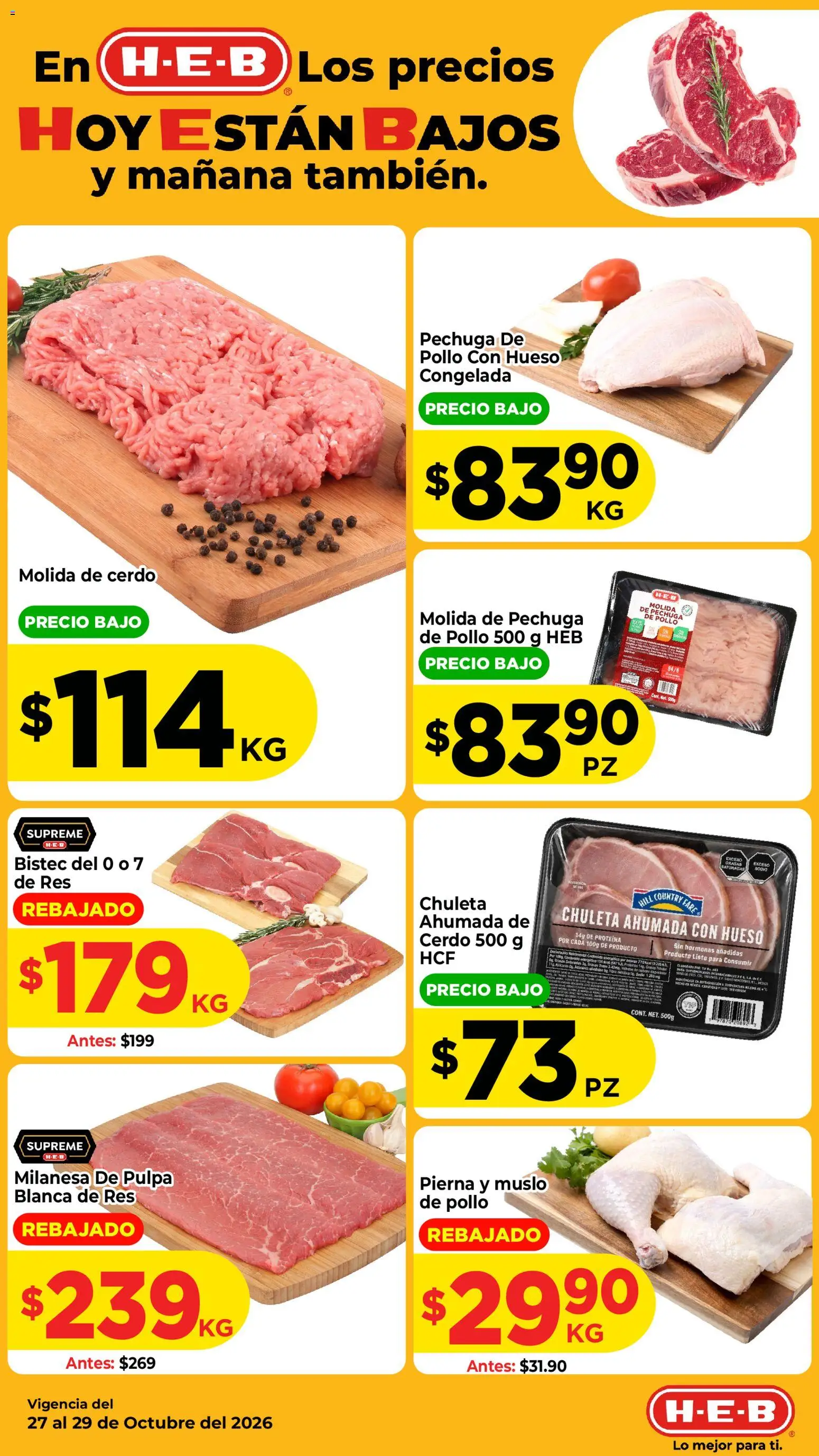 Nuevas ofertas de H-E-B válidas en toda la República Mexicana desde el 27/10/2026. ¡Encuentra las mejores ofertas en H-E-B folleto! | Página: 2