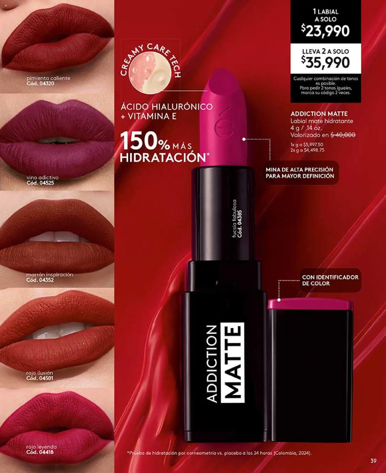 Ésika revista - valida desde el 24.04.2026 | Página: 39 | Productos: Pimienta, Combinación, Vino