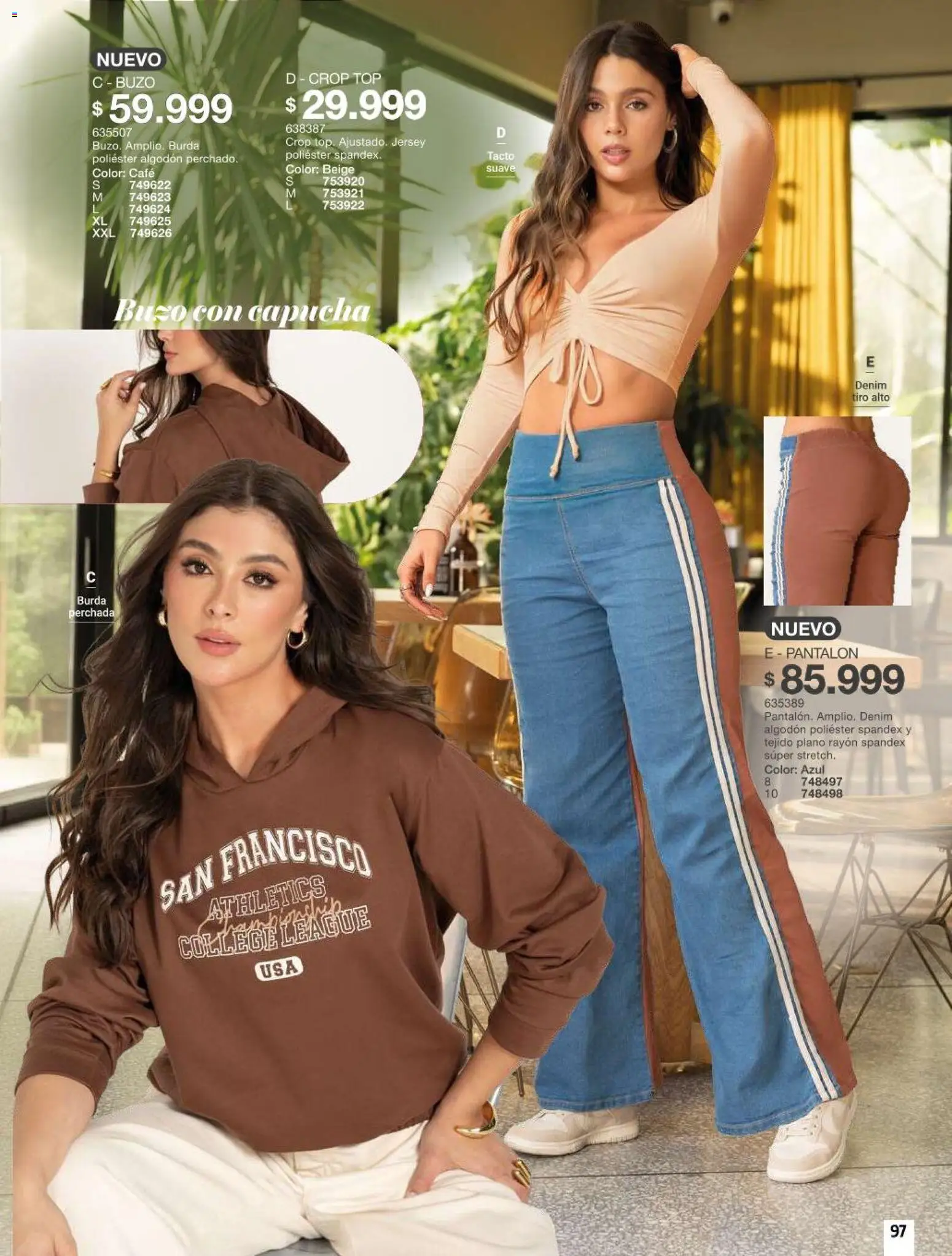 Carmel revista - valida desde el 11/08/2026 | Página: 97 | Productos: Algodón, Buzo, Top, Café