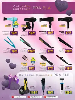 Berlanda - Ofertas atuais - Pré-Visualização do folheto da loja Berlanda, válido de 27.04.2026 | Página: 4 | Produtos: Secador, Escova secadora, Prancha, Aparador