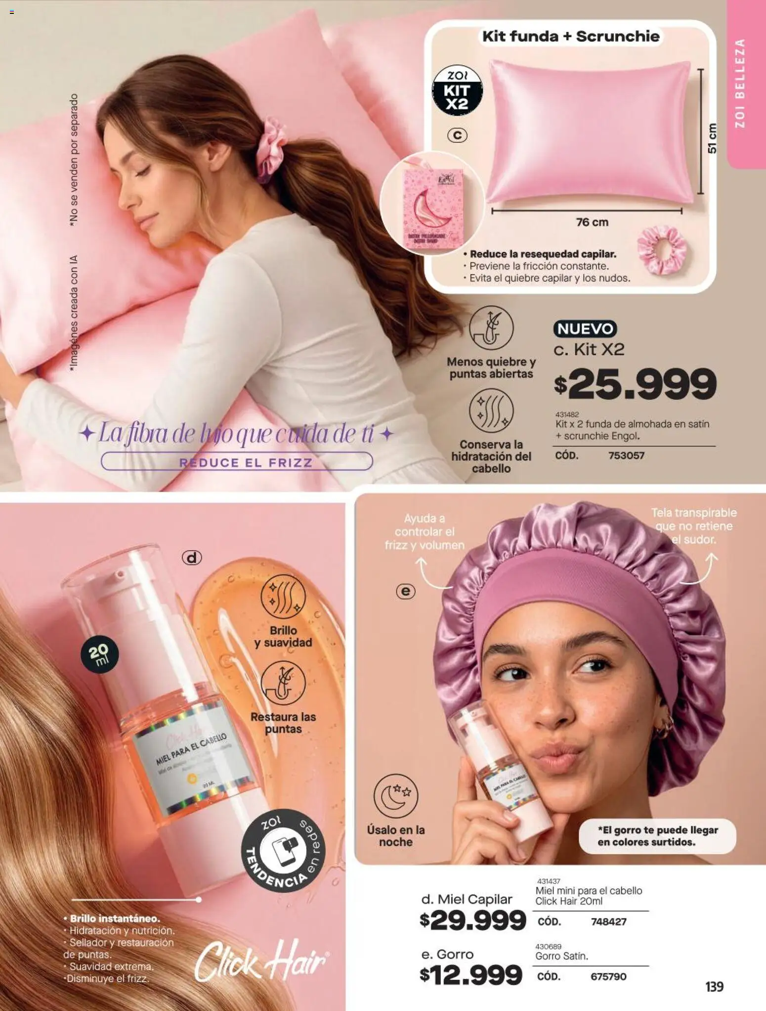 Carmel revista - valida desde el 11/08/2026 | Página: 139 | Productos: Té, Funda de almohada, Brillo, Almohada