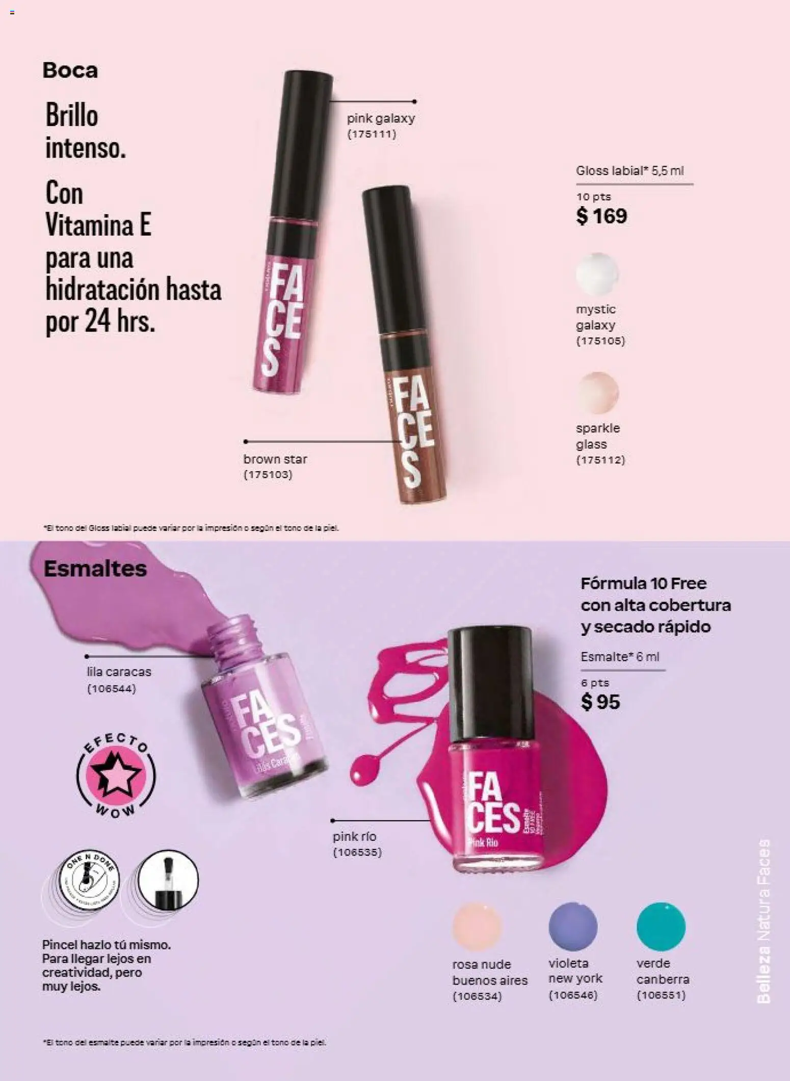 Nuevas ofertas de Natura válidas en toda la República Mexicana desde el 31/07/2026. ¡Encuentra las mejores ofertas en Natura campaña 12 2026! | Página: 72 | Productos: Pincel, Brillo