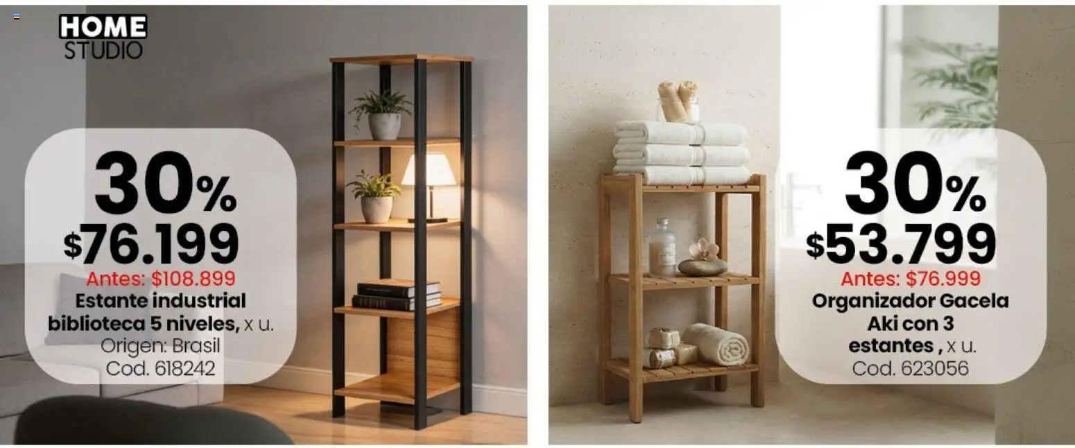 Coto - Bazar, deco, aire libre y mascotas │ válido desde el 13/07/2026 | Página: 4 | Productos: Organizador, Estante, Biblioteca