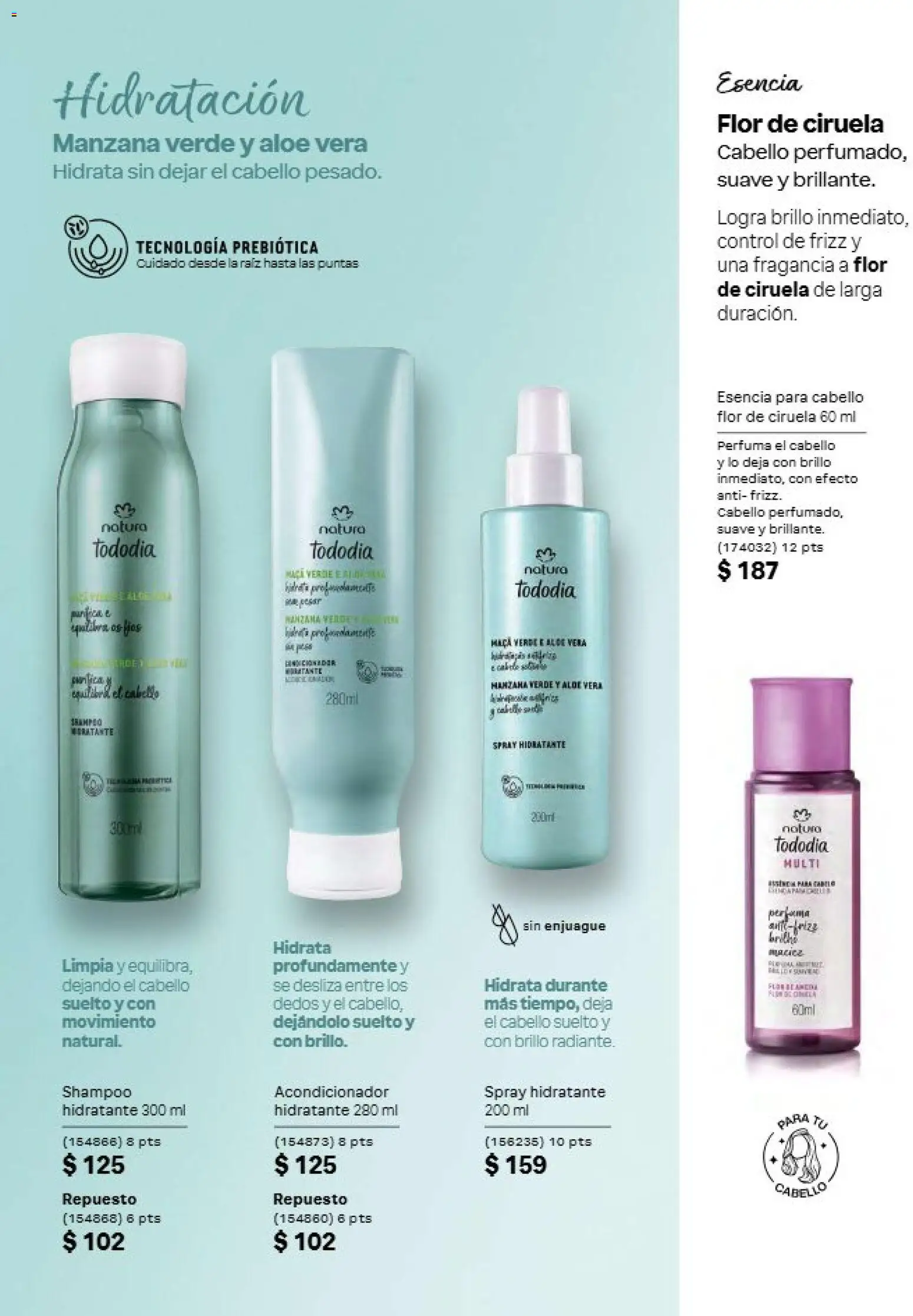 Nuevas ofertas de Natura válidas en toda la República Mexicana desde el 21/08/2026. ¡Encuentra las mejores ofertas en Natura campaña 13 2026! | Página: 138 | Productos: Manzana, Brillo, Shampoo, Acondicionador