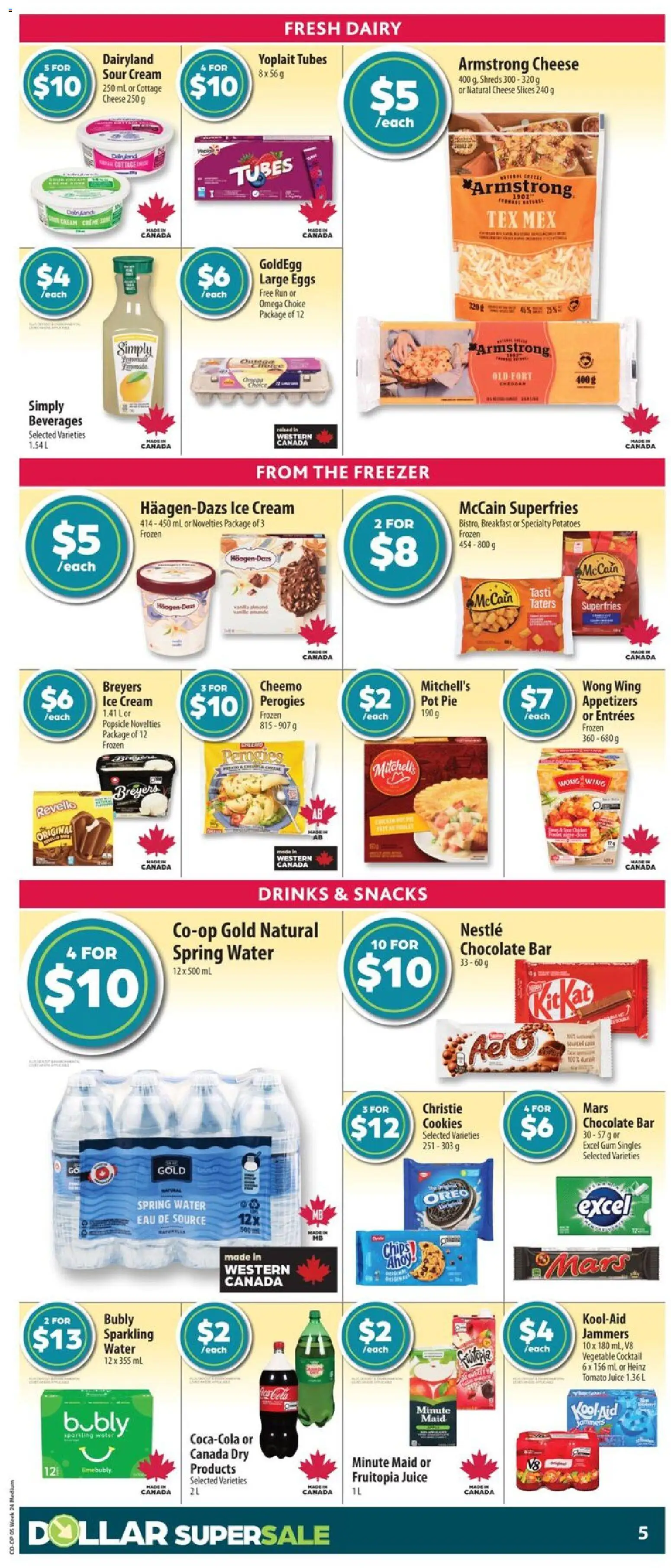 Co-op Food flyer valid from 11.06.2026 | Page: 10 | Products: Cottage cheese, Cheese, Yogurt, Chocolate
