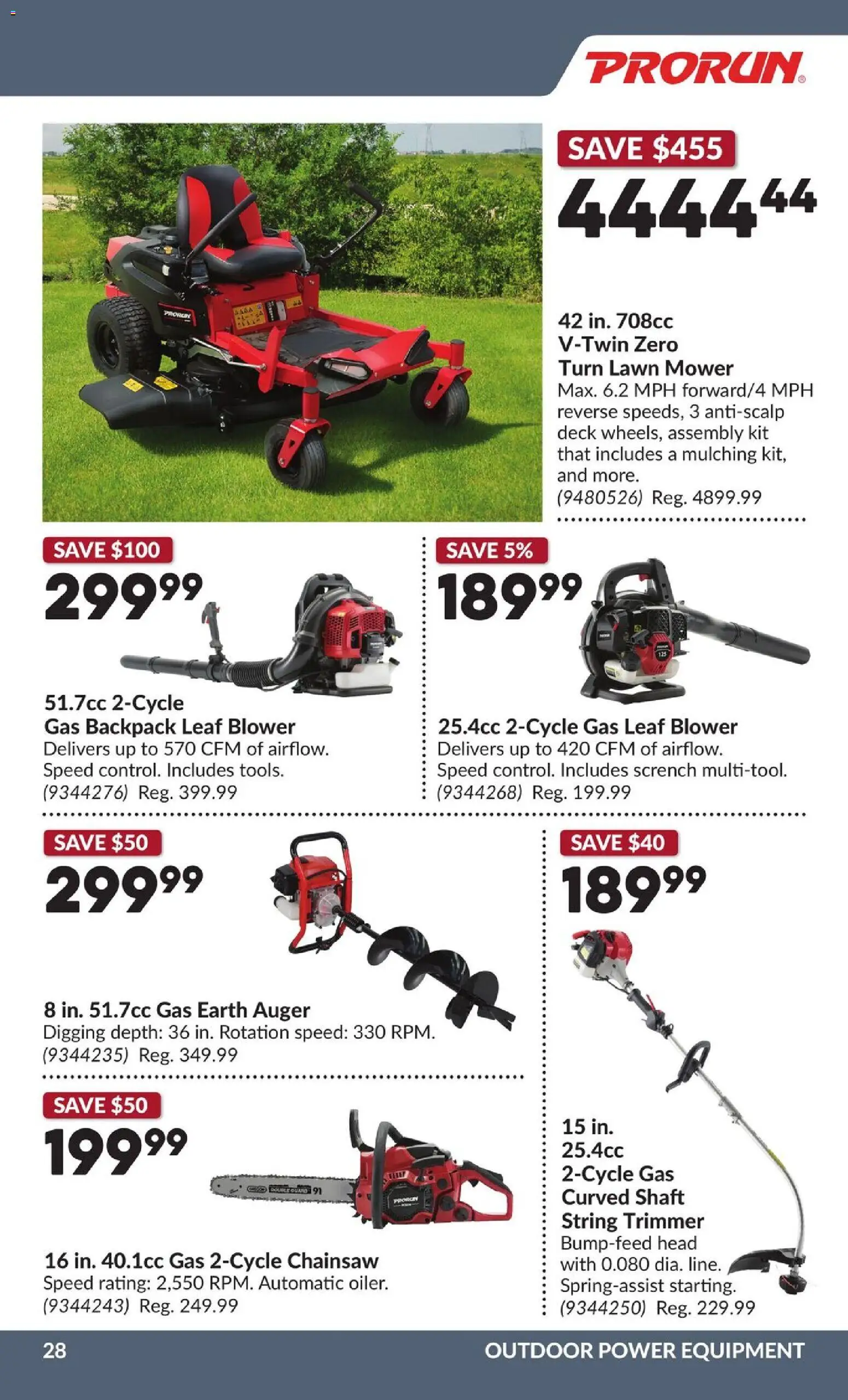 Princess Auto flyer valid from 16.06.2026 | Page: 32 | Products: Backpack, Mower