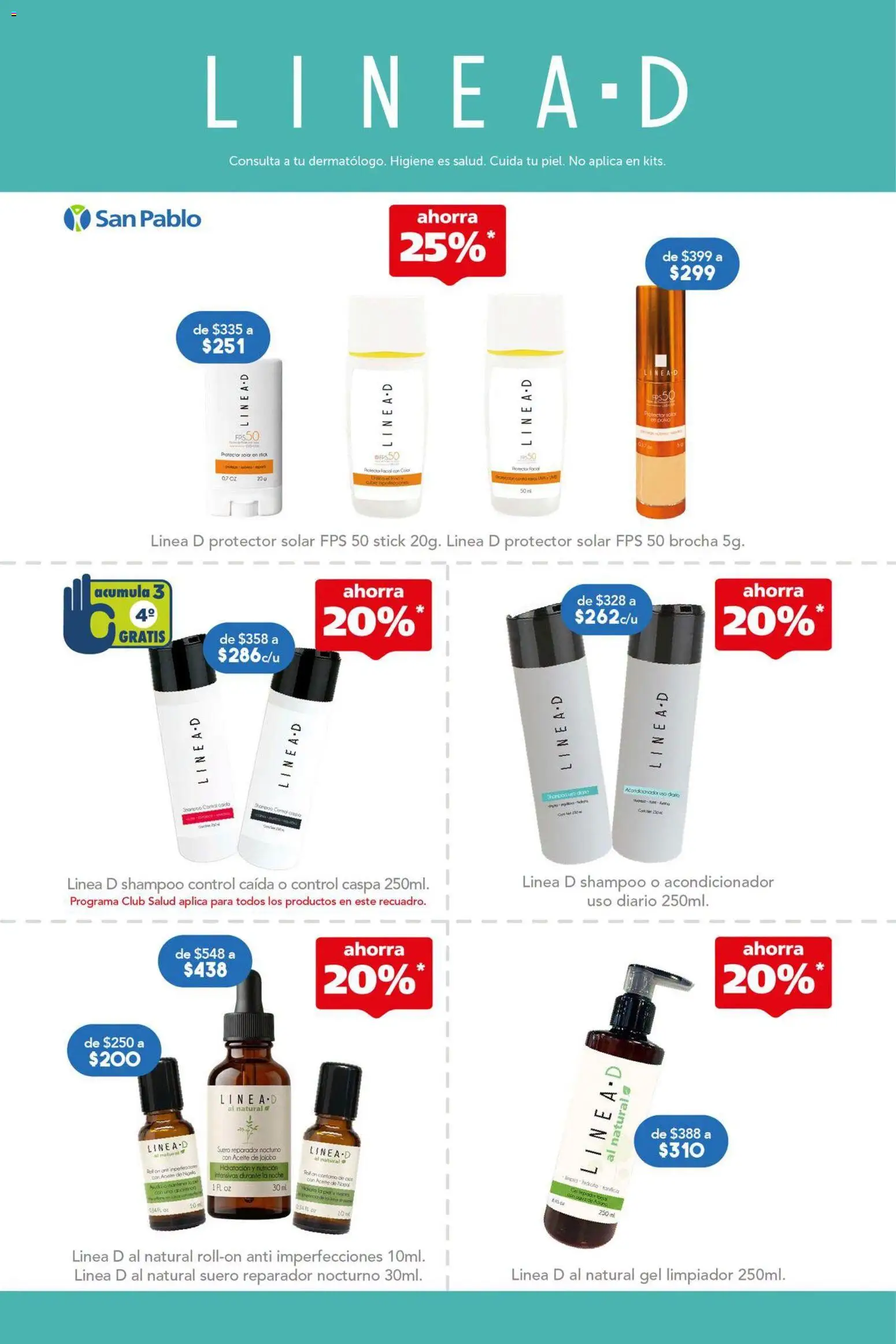 Nuevas ofertas de Farmacia San Pablo válidas en toda la República Mexicana desde el 09/08/2026. ¡Encuentra las mejores ofertas en Farmacia San Pablo catálogo! | Página: 11 | Productos: Aceite, Limpiador, Acondicionador, Protector solar