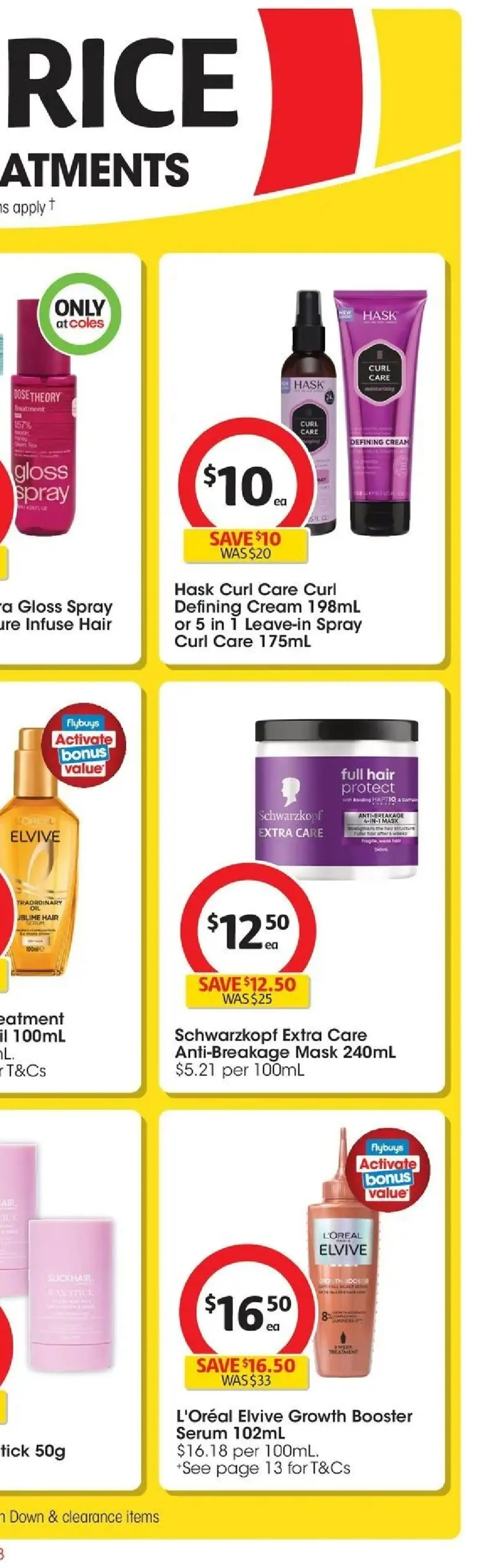 Coles catalogue - valid from 17.06.2026 | Page: 15 | Products: Mask, Rice, Cream, Treatment