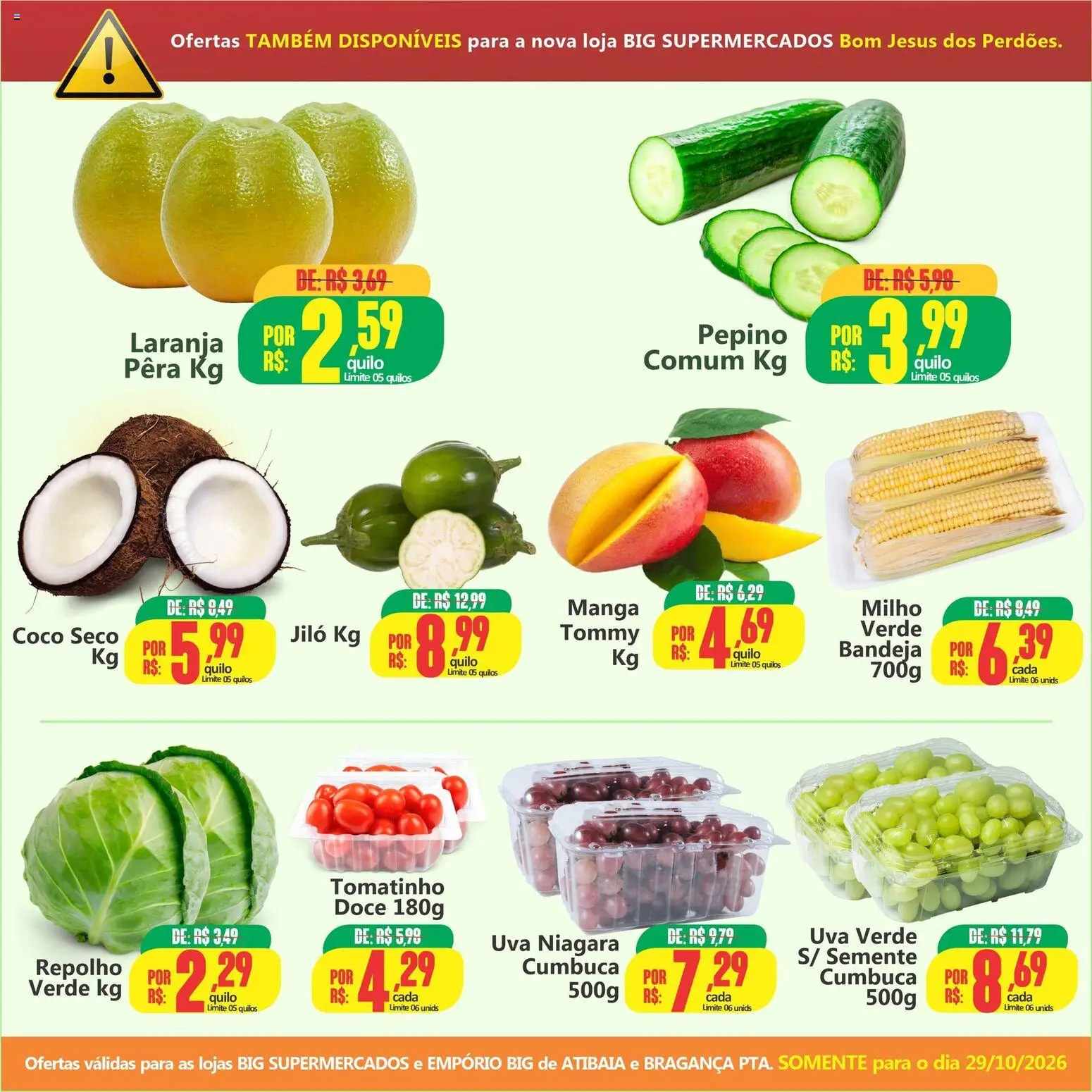 Big Supermercados Folheto - válido de 29/10/2026 | Página: 3