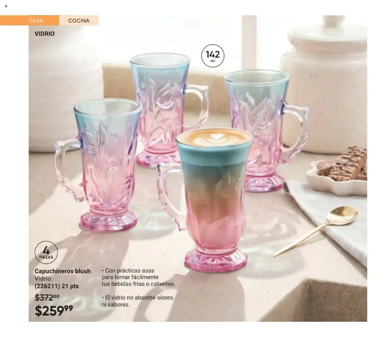 Nuevas ofertas de AVON válidas en toda la República Mexicana desde el 11/09/2026. ¡Encuentra las mejores ofertas en AVON Casa & Estilo 14 2026! | Página: 26 | Productos: Bebidas, Cocina