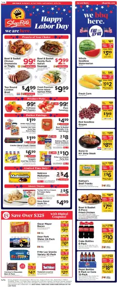 Preview of ShopRite weekly ads valid from 08/30/2026