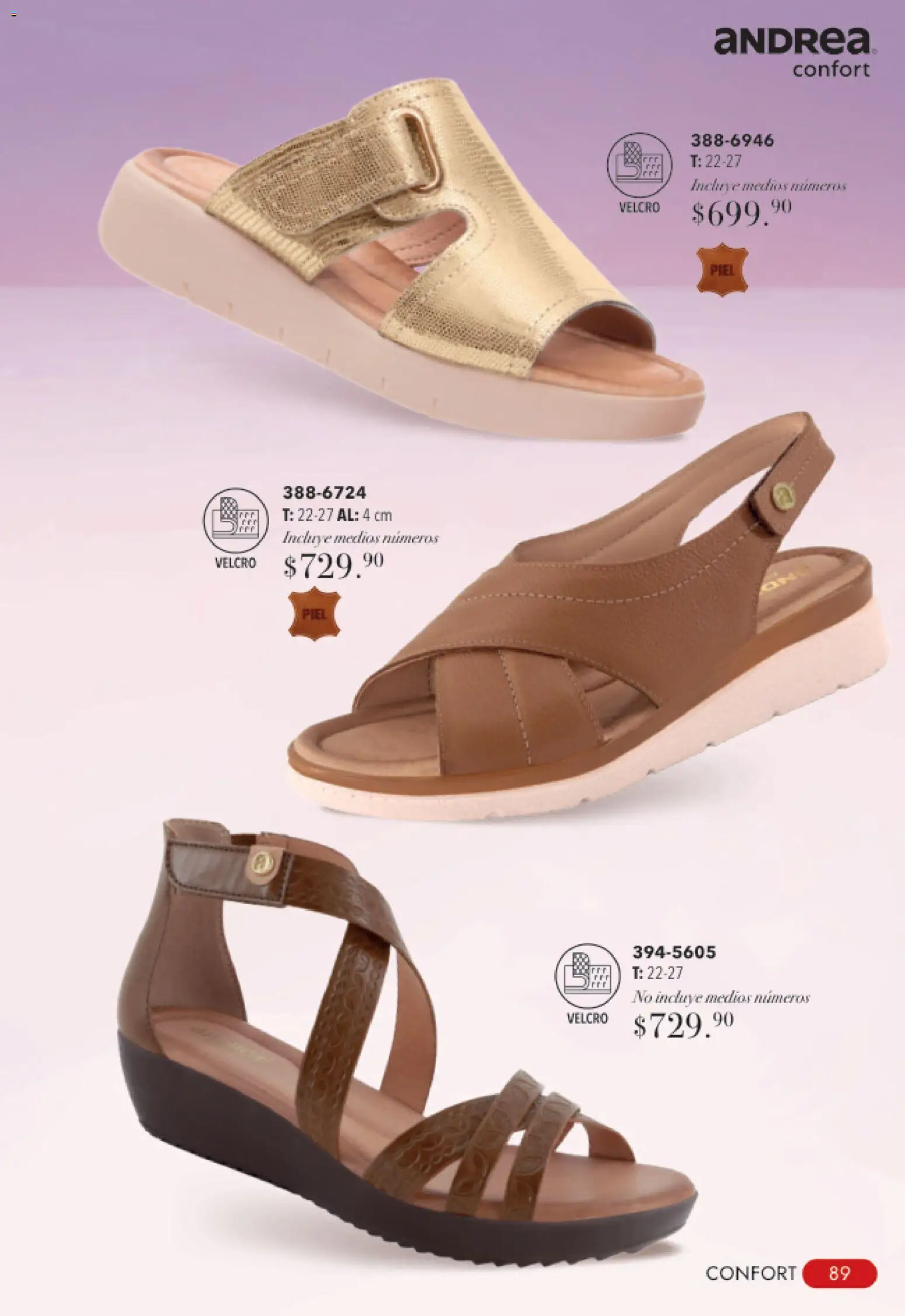 Nuevas ofertas de Andrea válidas en toda la República Mexicana desde el 23/08/2026. ¡Encuentra las mejores ofertas en Andrea catálogo Tropical! | Página: 89