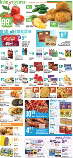 Preview of Market Basket weekly ads valid from 07/15/2026 | Page: 2 | Products: Potatoes, Water, Sausage, Garlic
