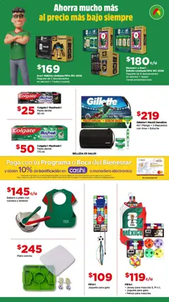 Vista previa de Bodega Aurrerá folleto Golazo, nuevo folleto de la tienda, válido en México a partir del 27.04.2026 | Página: 6 | Productos: Bolsa, Pasta, Banco, Tenedor