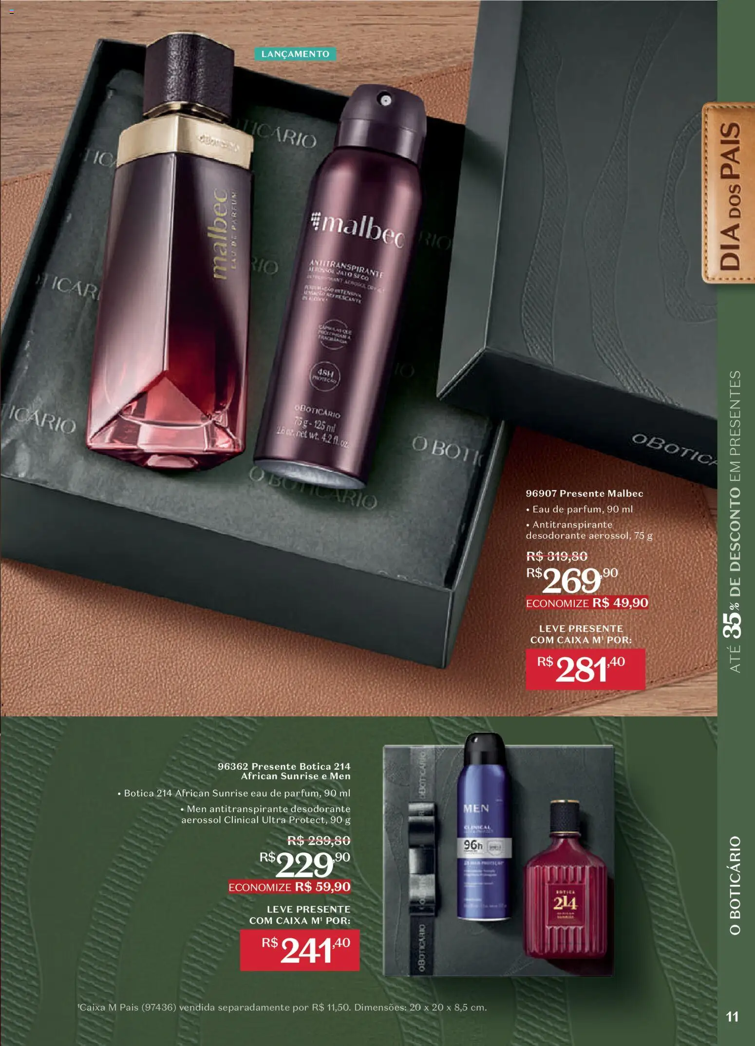 O Boticário Folheto - válido de 20/07/2026 | Página: 13 | Produtos: Desodorante, Caixa
