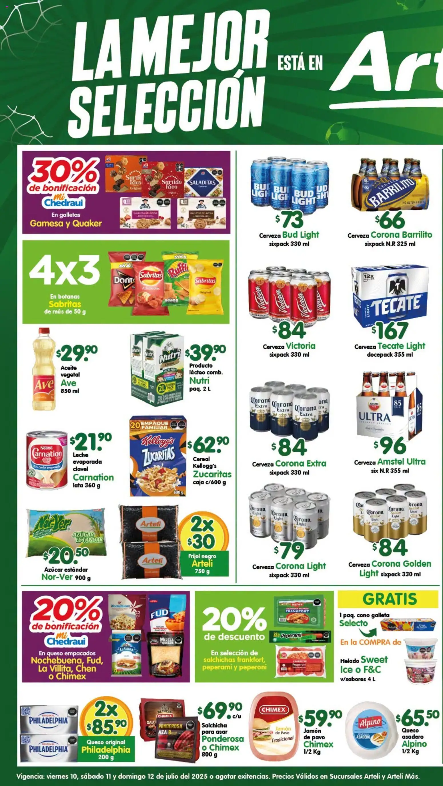 Nuevas ofertas de Arteli válidas en toda la República Mexicana desde el 10/07/2026. ¡Encuentra las mejores ofertas en Arteli folleto! | Página: 1