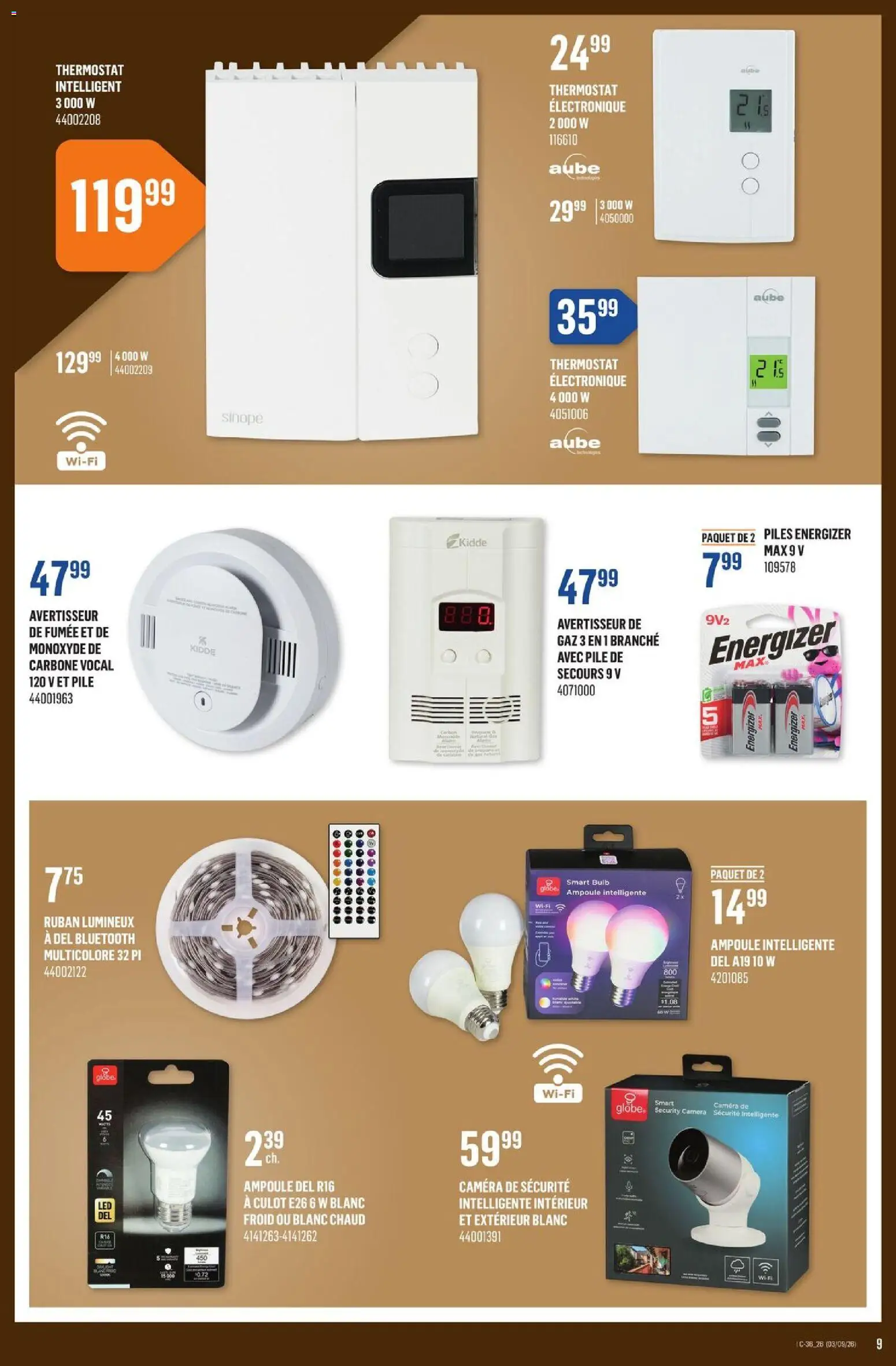 Canac flyer valid from Sep 3, 2026 | Page: 10 | Products: Camera