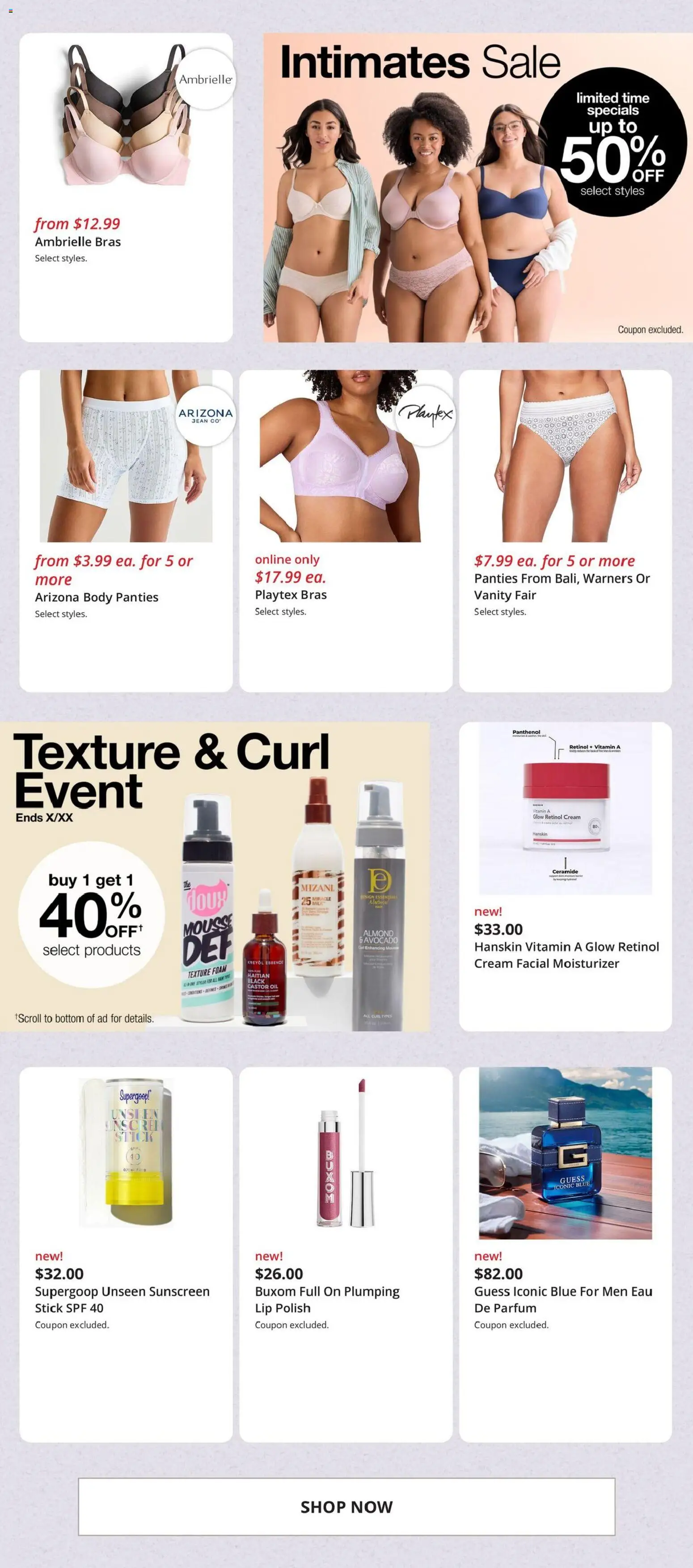 JCPenney Weekly Ad - valid from 07.05.2026 | Page: 8 | Products: Vitamin, Oil, Cream, Panties