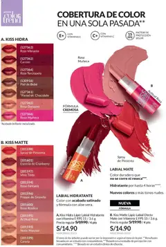 Vista previa de folleto Avon catálogo - Campaña 7 de la Avon válido desde 21/04/2026 | Página: 73 | Productos: Lápiz labial, Chocolate, Vino